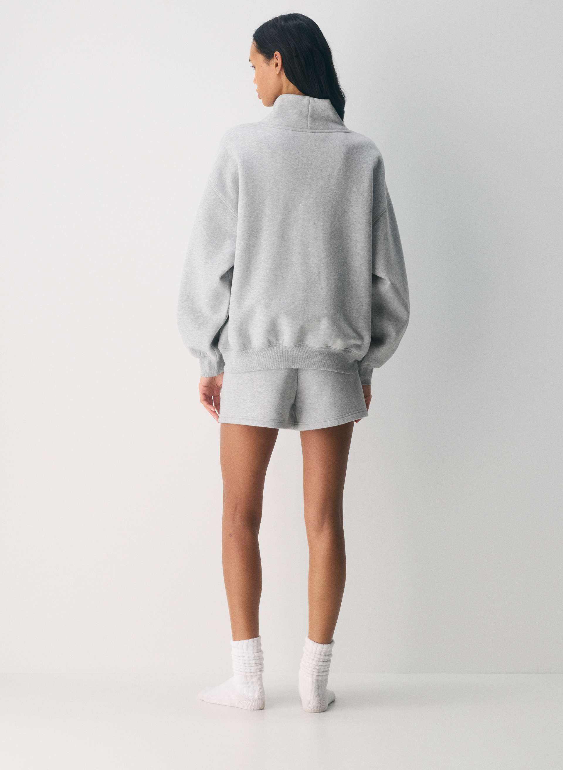 COZY SWEATFLEECE MEGA FUNNEL NECK | Aritzia