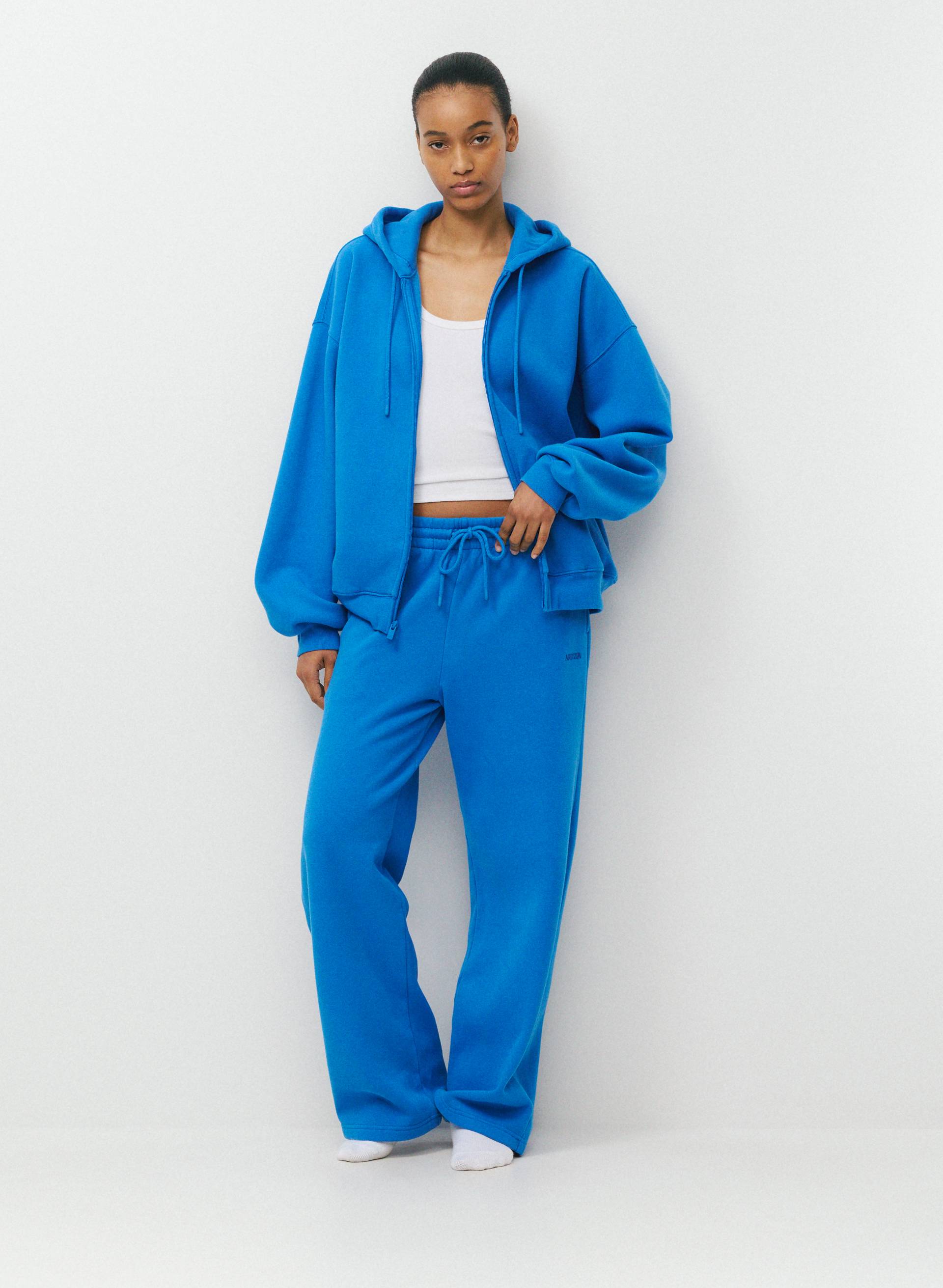 COZY SWEATFLEECE MEGA ZIP HOODIE - Oversized fleece zip-up hoodie. 
