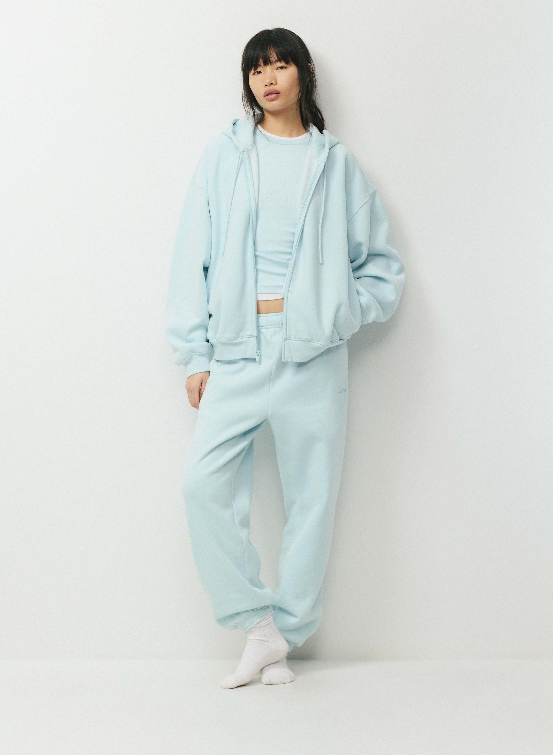 COZY SWEATFLEECE MEGA ZIP HOODIE - Oversized fleece zip-up hoodie. 
