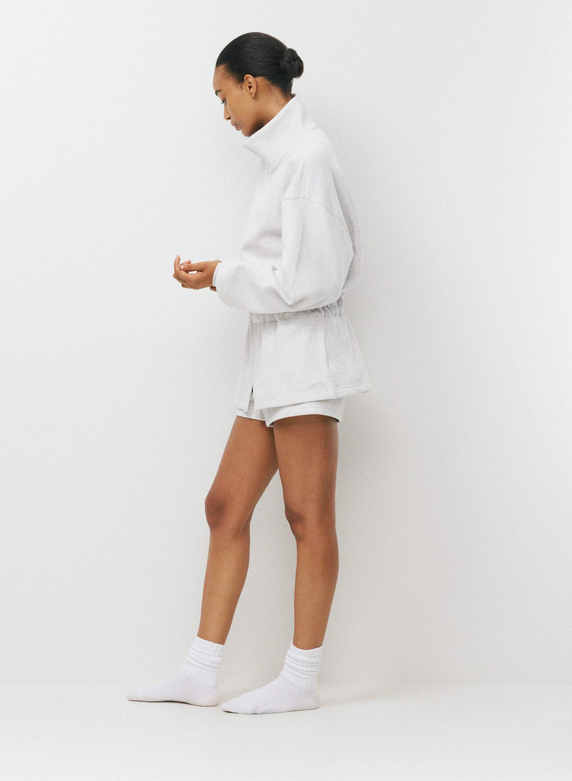 COZY SWEATFLEECE MEGA CINCH ZIP-UP | Aritzia