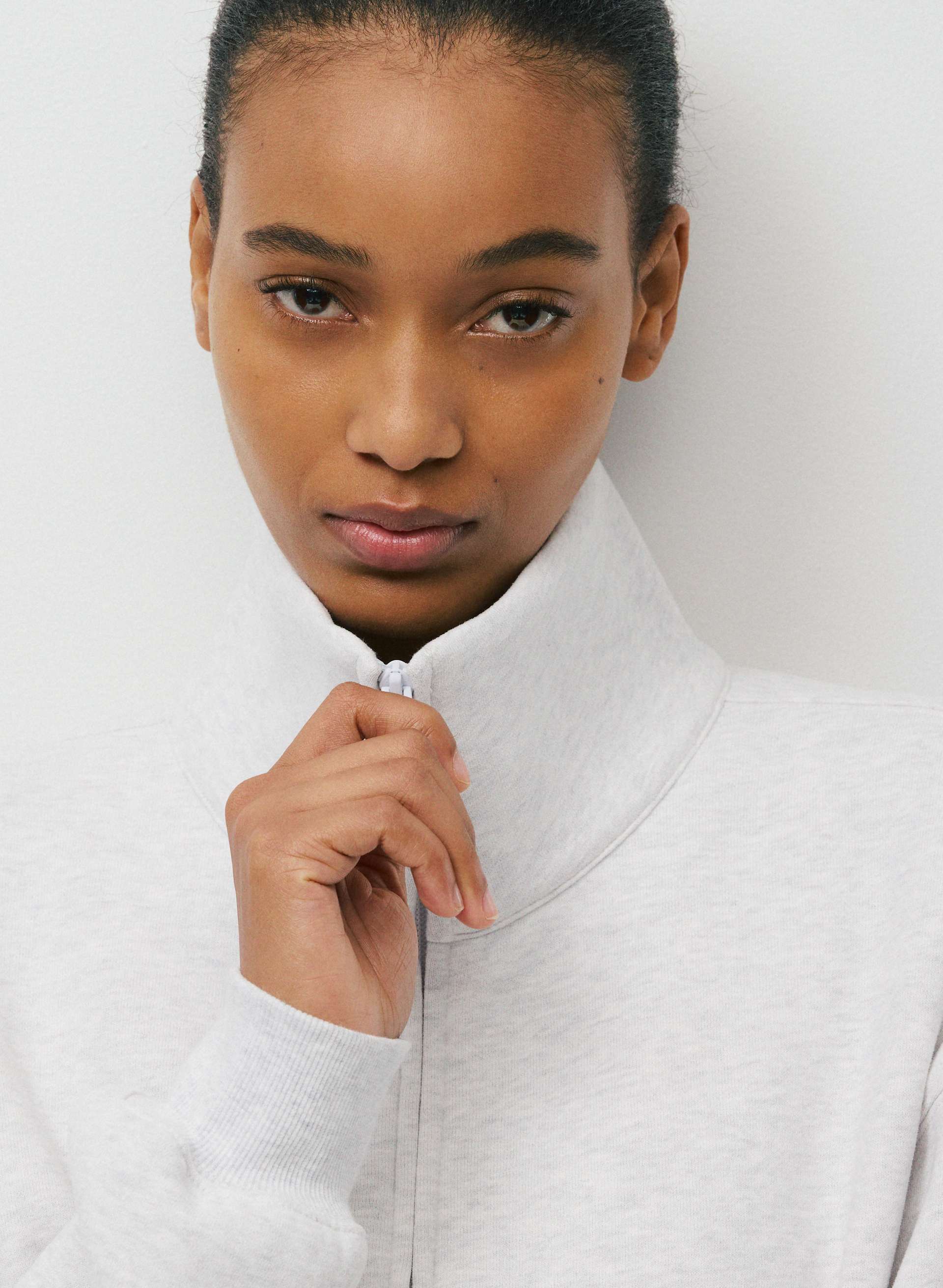 COZY SWEATFLEECE MEGA CINCH ZIP-UP | Aritzia