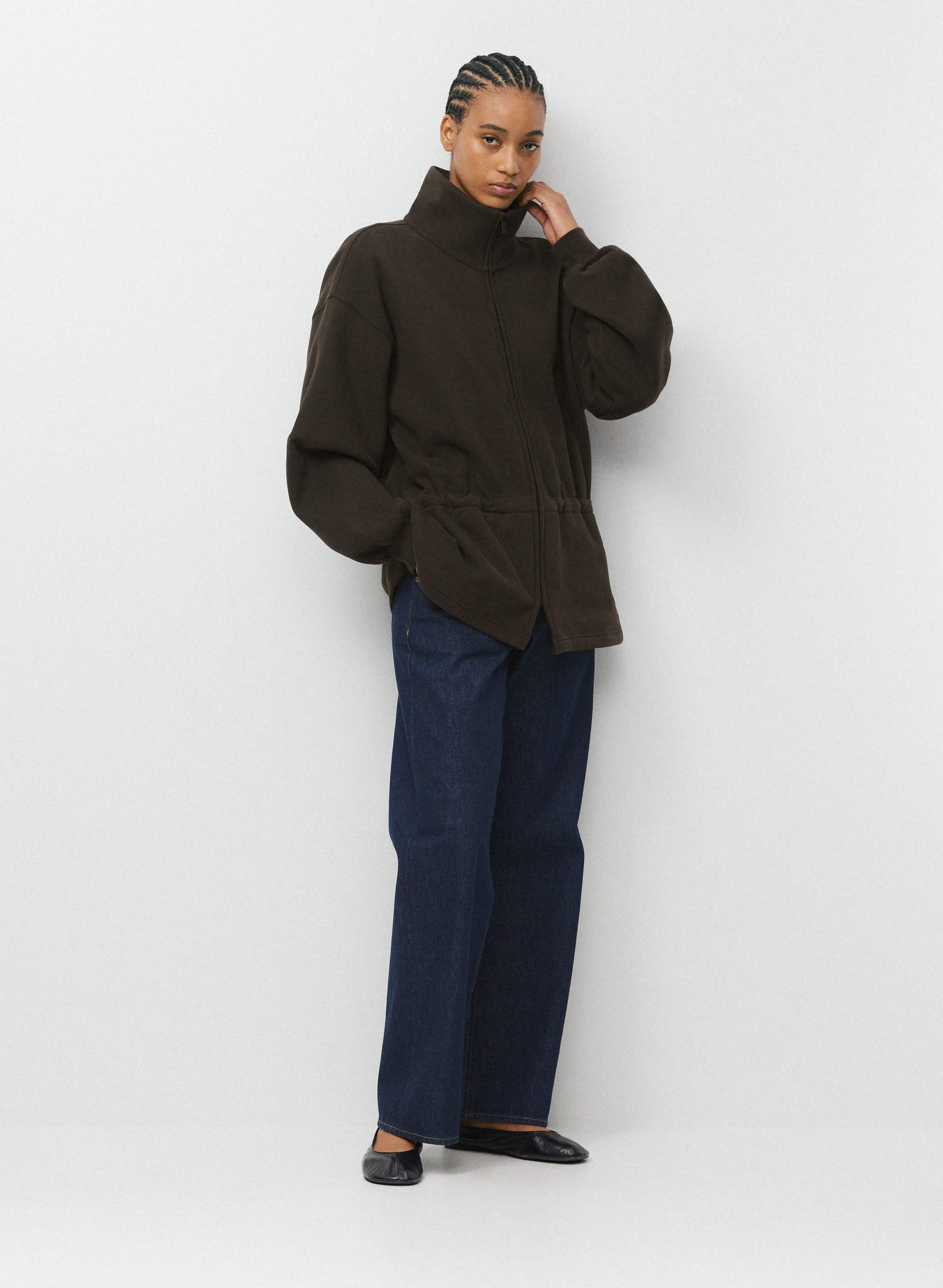 Cozy Sweatfleece Mega Cinch Zip-Up | Aritzia US