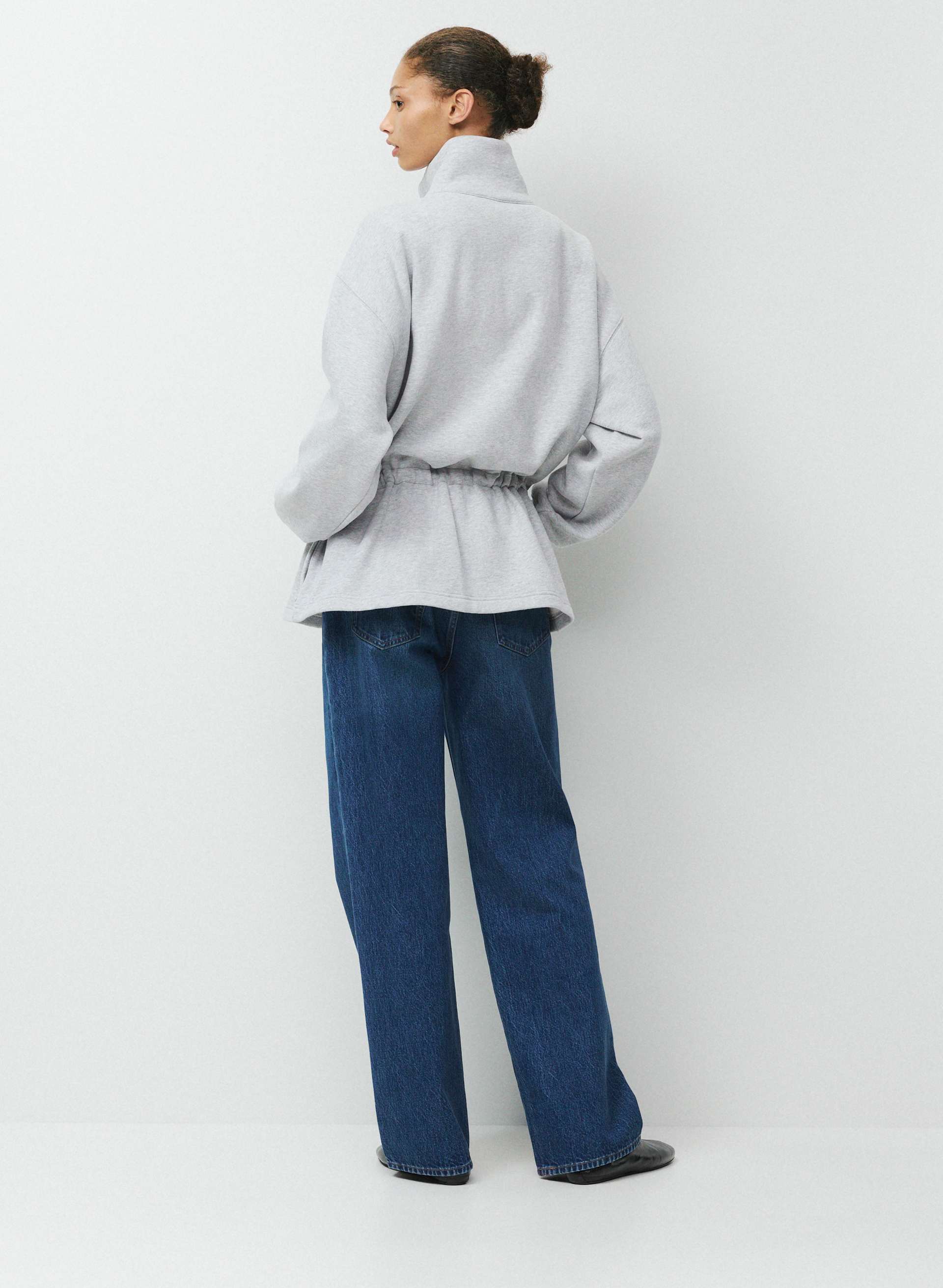 COZY SWEATFLEECE MEGA CINCH ZIP-UP | Aritzia