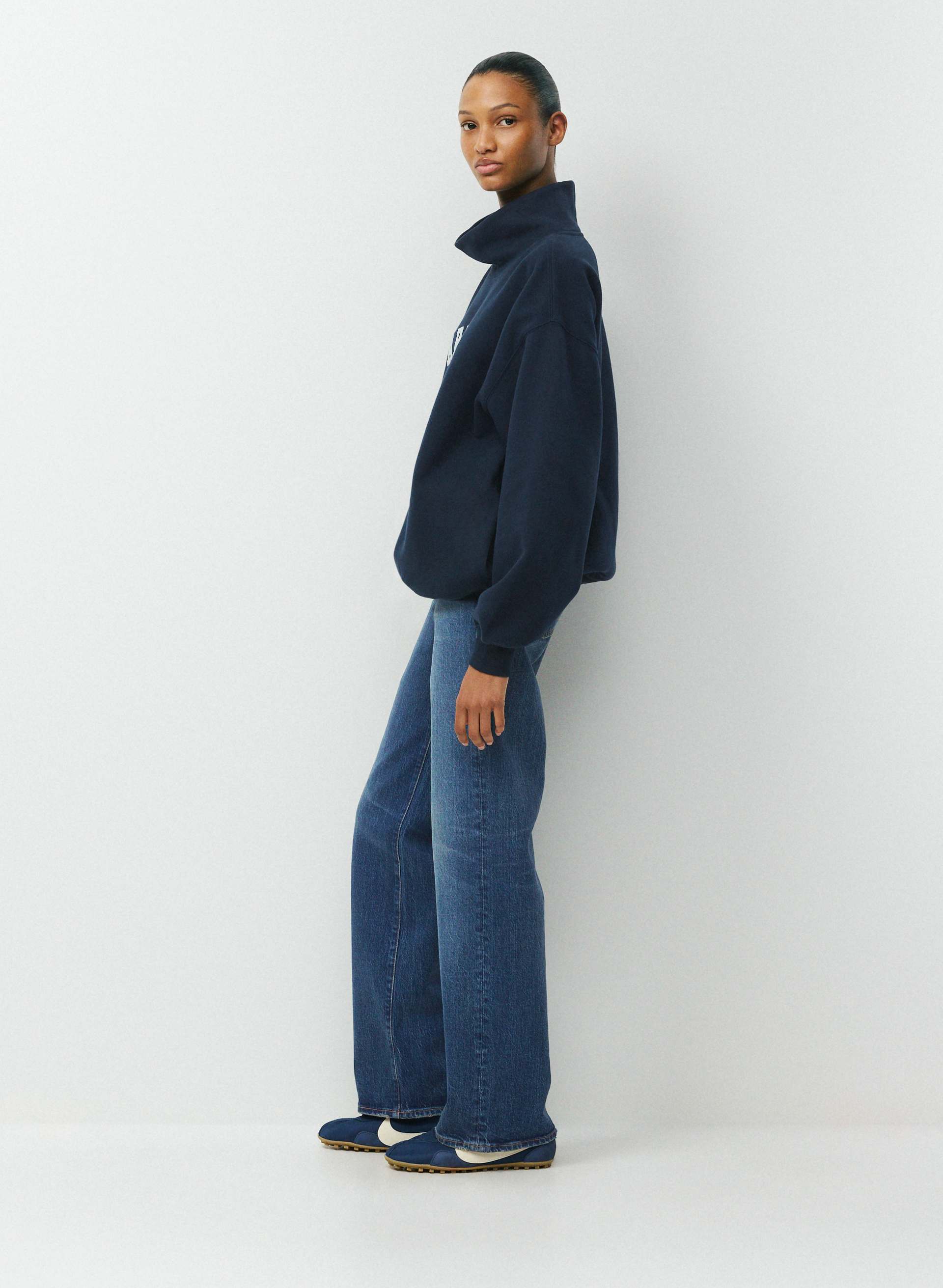 COZY SWEATFLEECE MEGA FUNNEL NECK | Aritzia