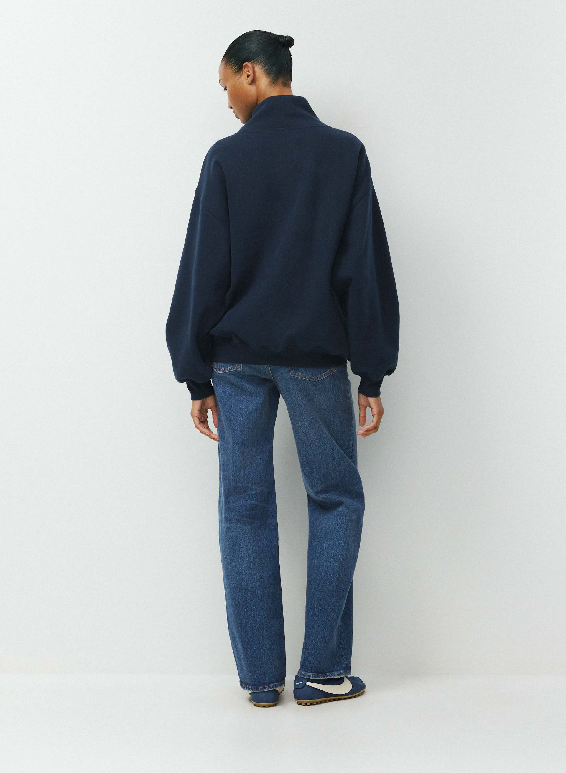 COZY SWEATFLEECE MEGA FUNNEL NECK | Aritzia