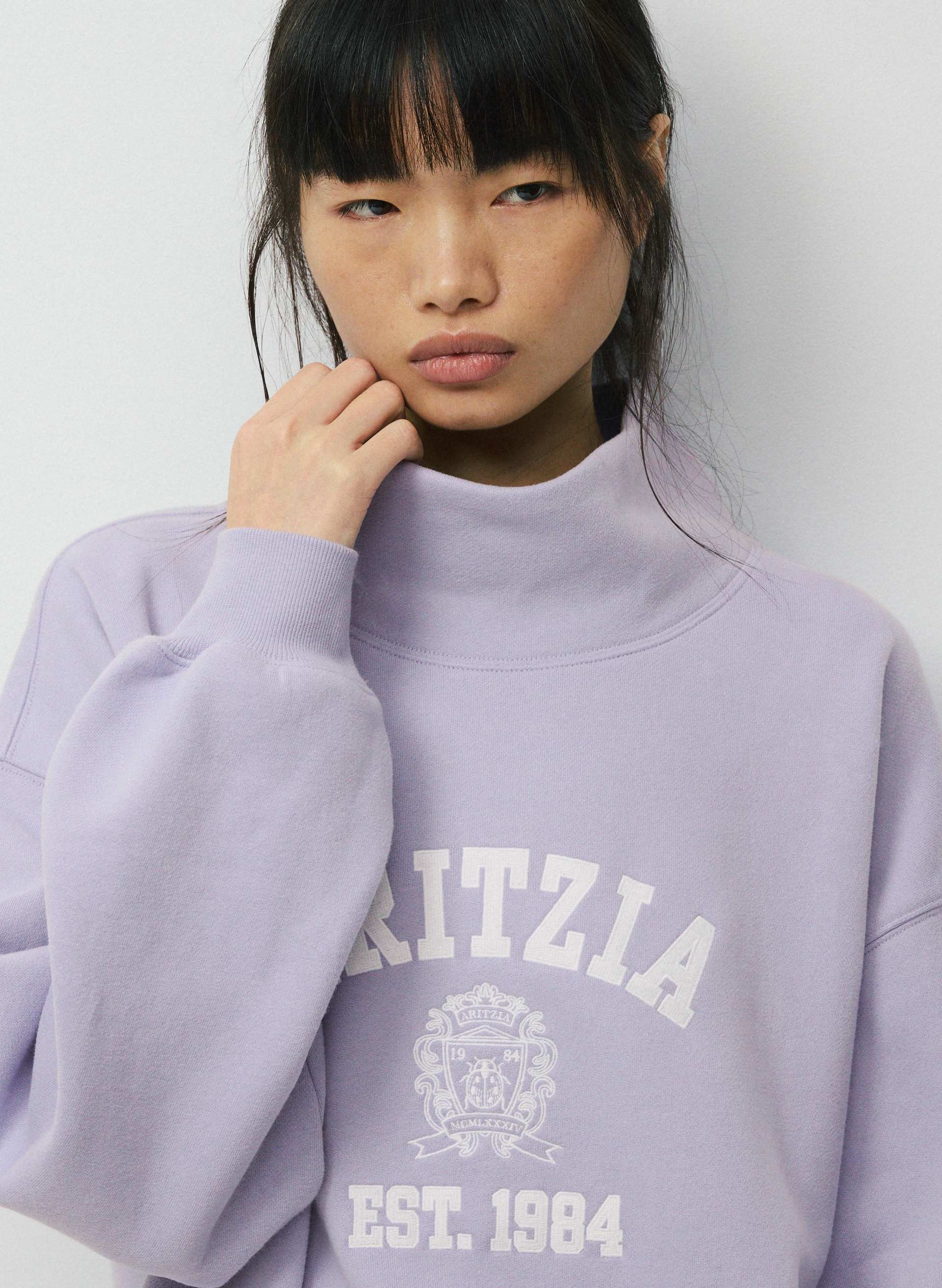  CHANDAIL MÉGA COL CHEM. - MOLL. DOUILLET | Aritzia