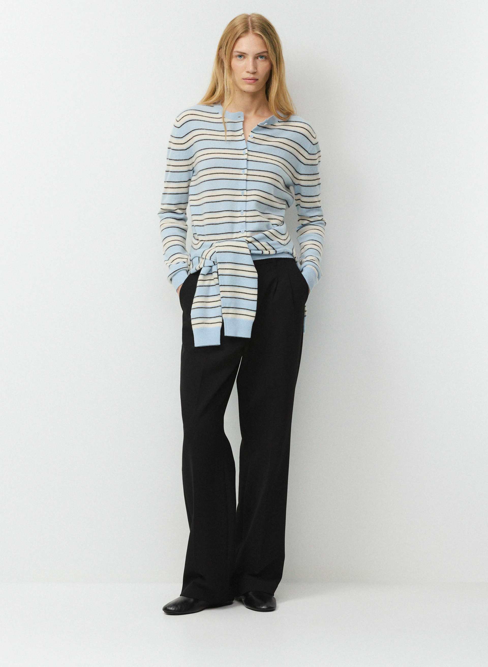 BARE CASHMERE NOTEWORTHY CARDIGAN | Aritzia