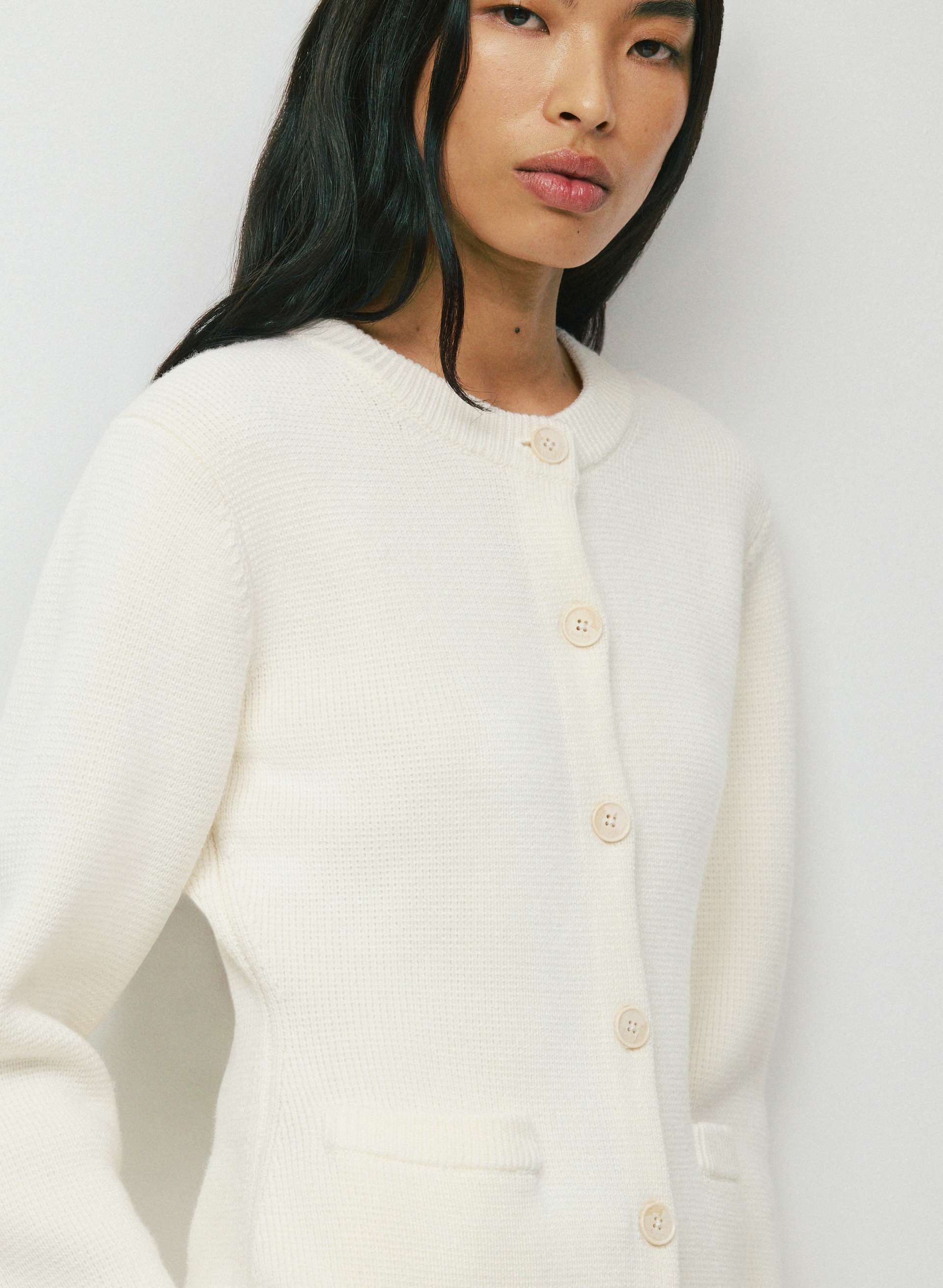MERAKI MERINO WOOL CARDIGAN | Aritzia