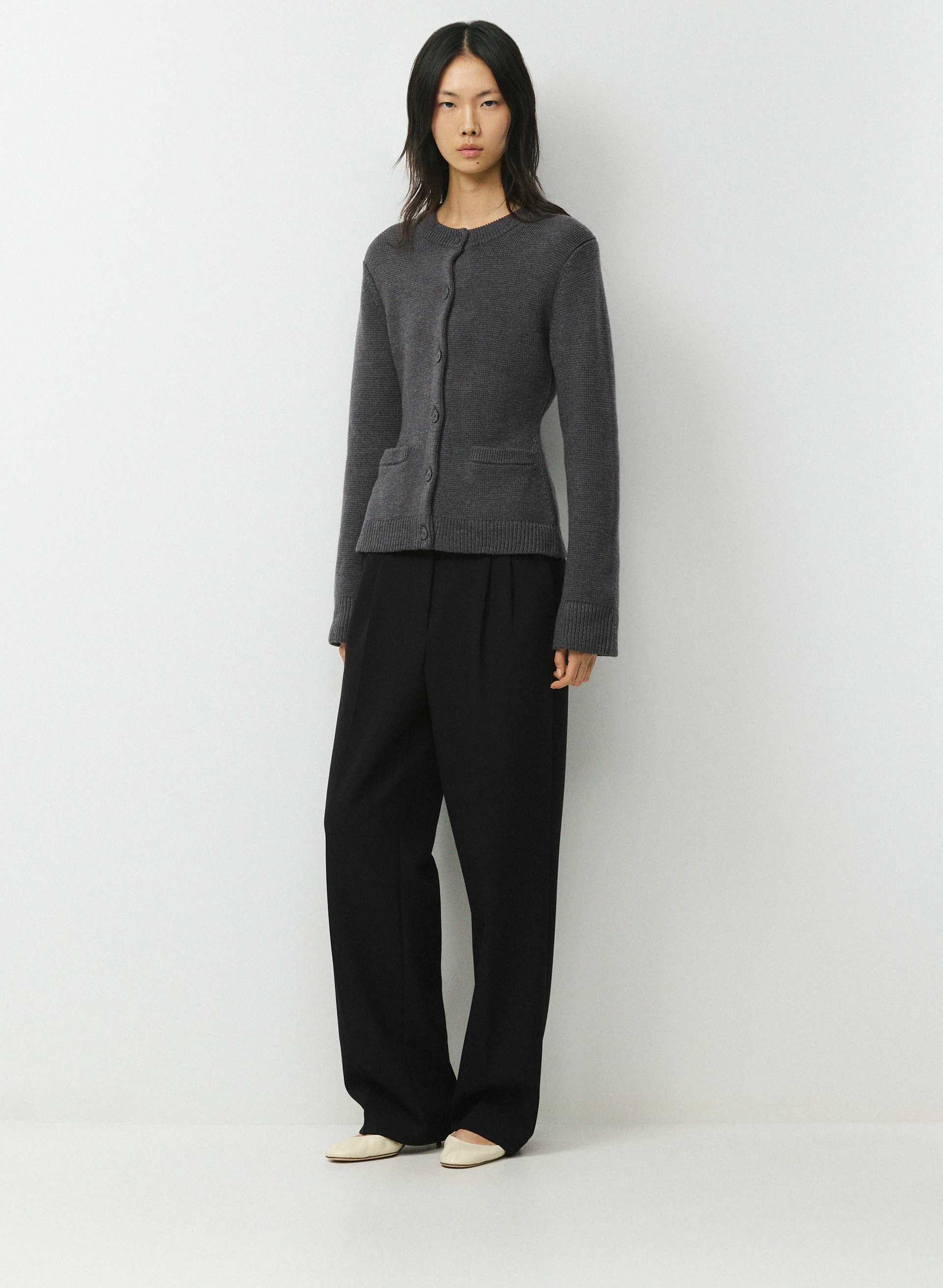 MERAKI MERINO WOOL CARDIGAN | Aritzia