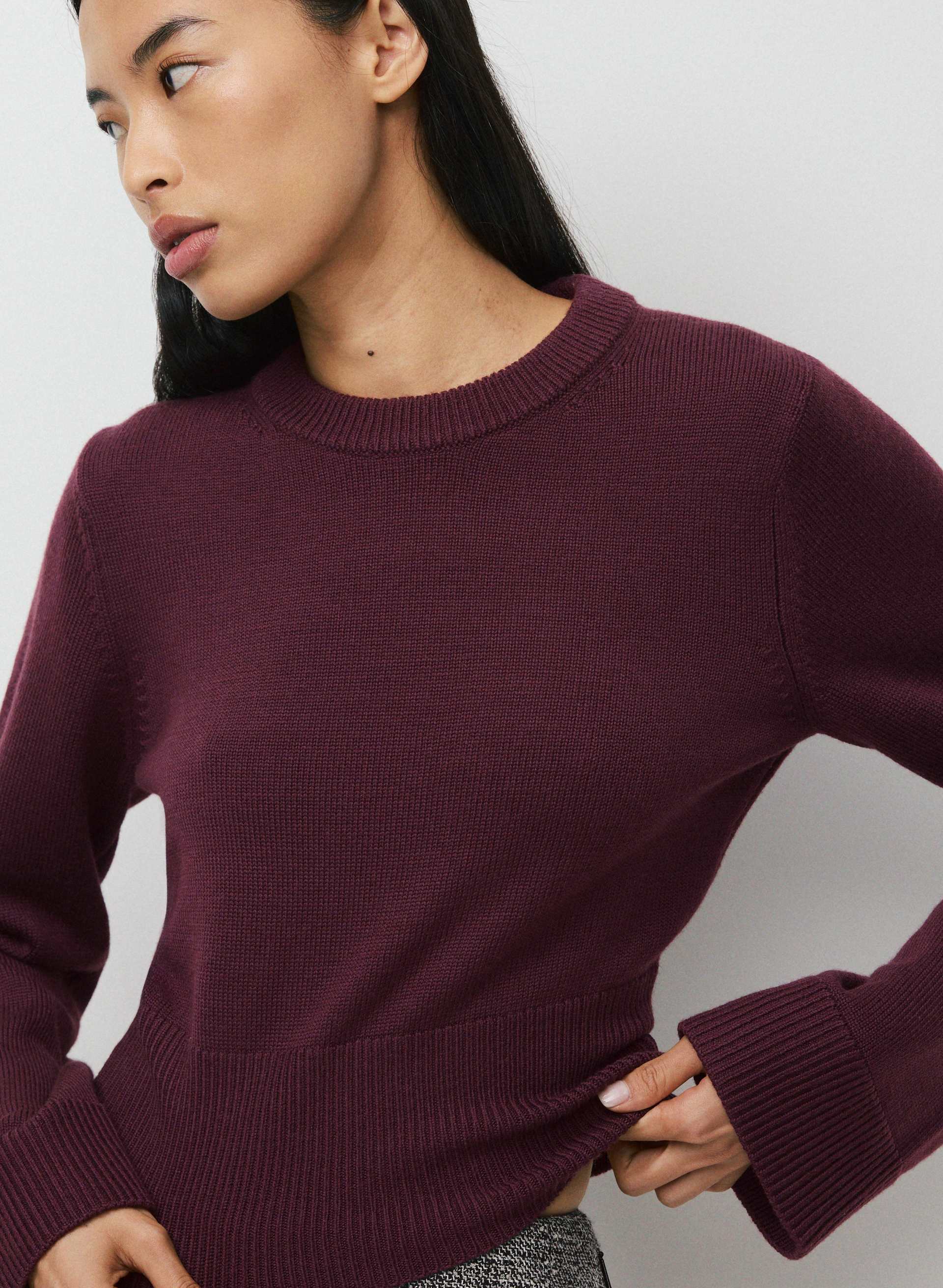 BYLINE MERINO WOOL SWEATER | Aritzia