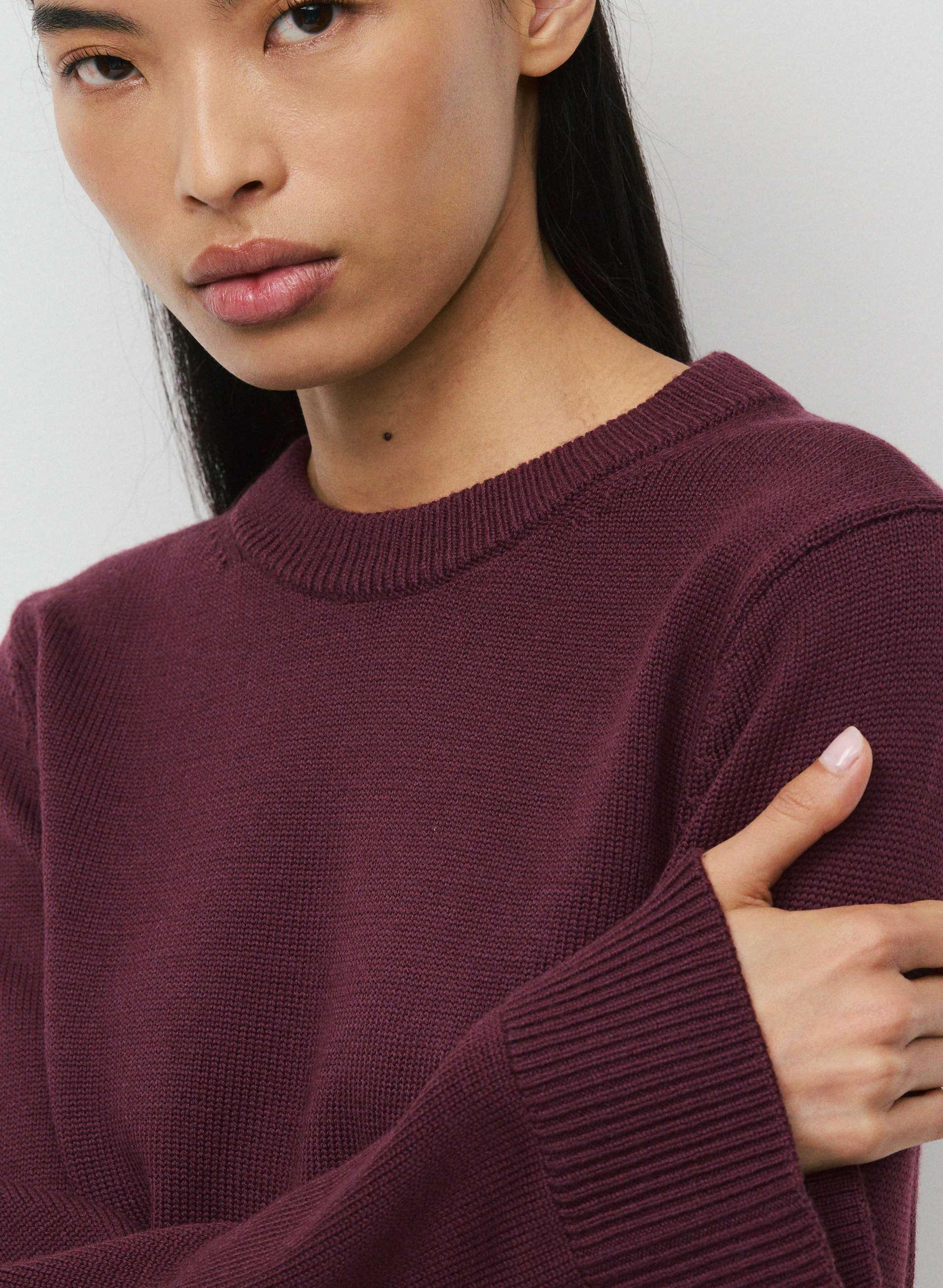 BYLINE MERINO WOOL SWEATER | Aritzia