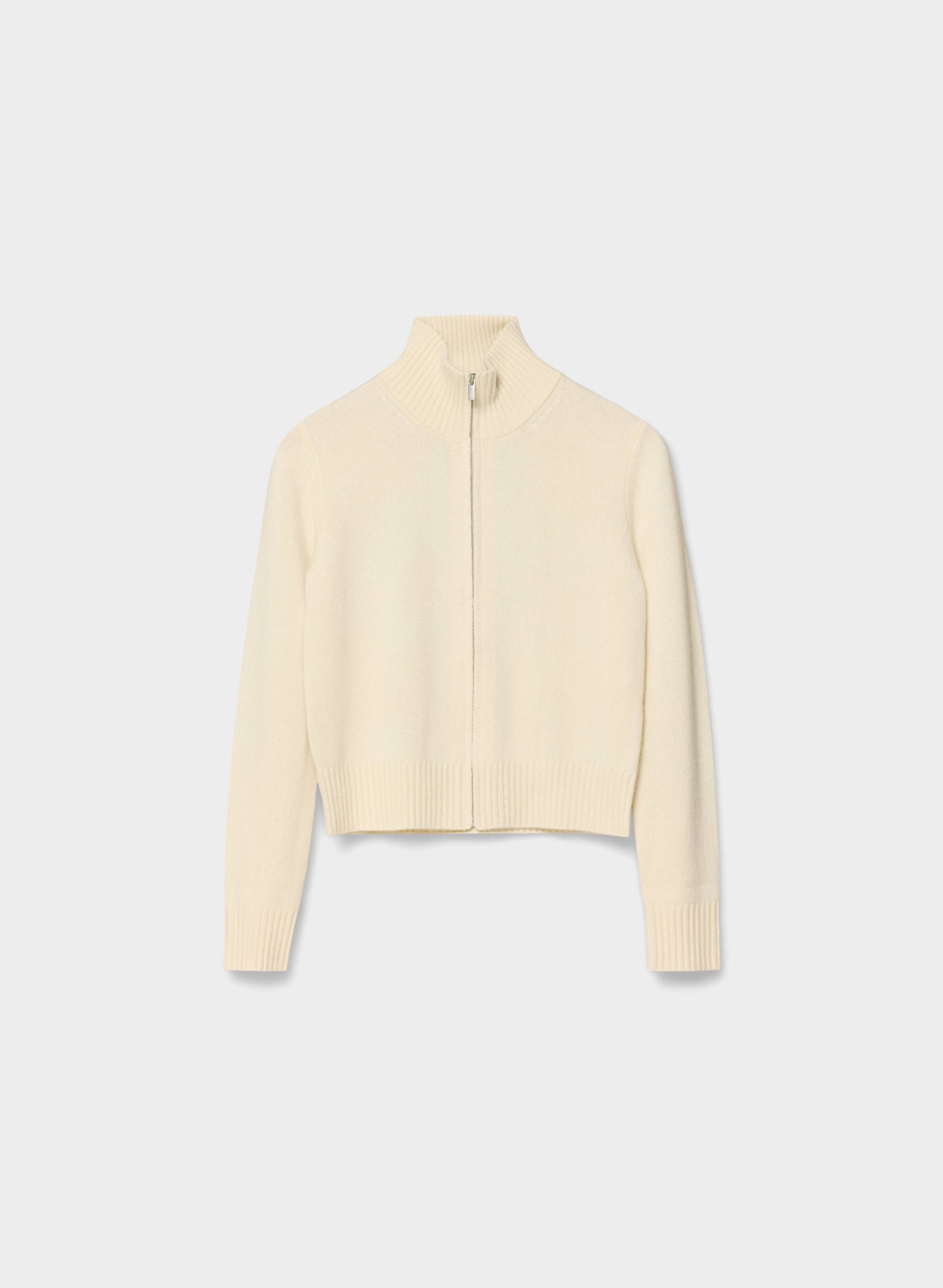 Essential Cashmere Catalogue Zip-Up | Aritzia US