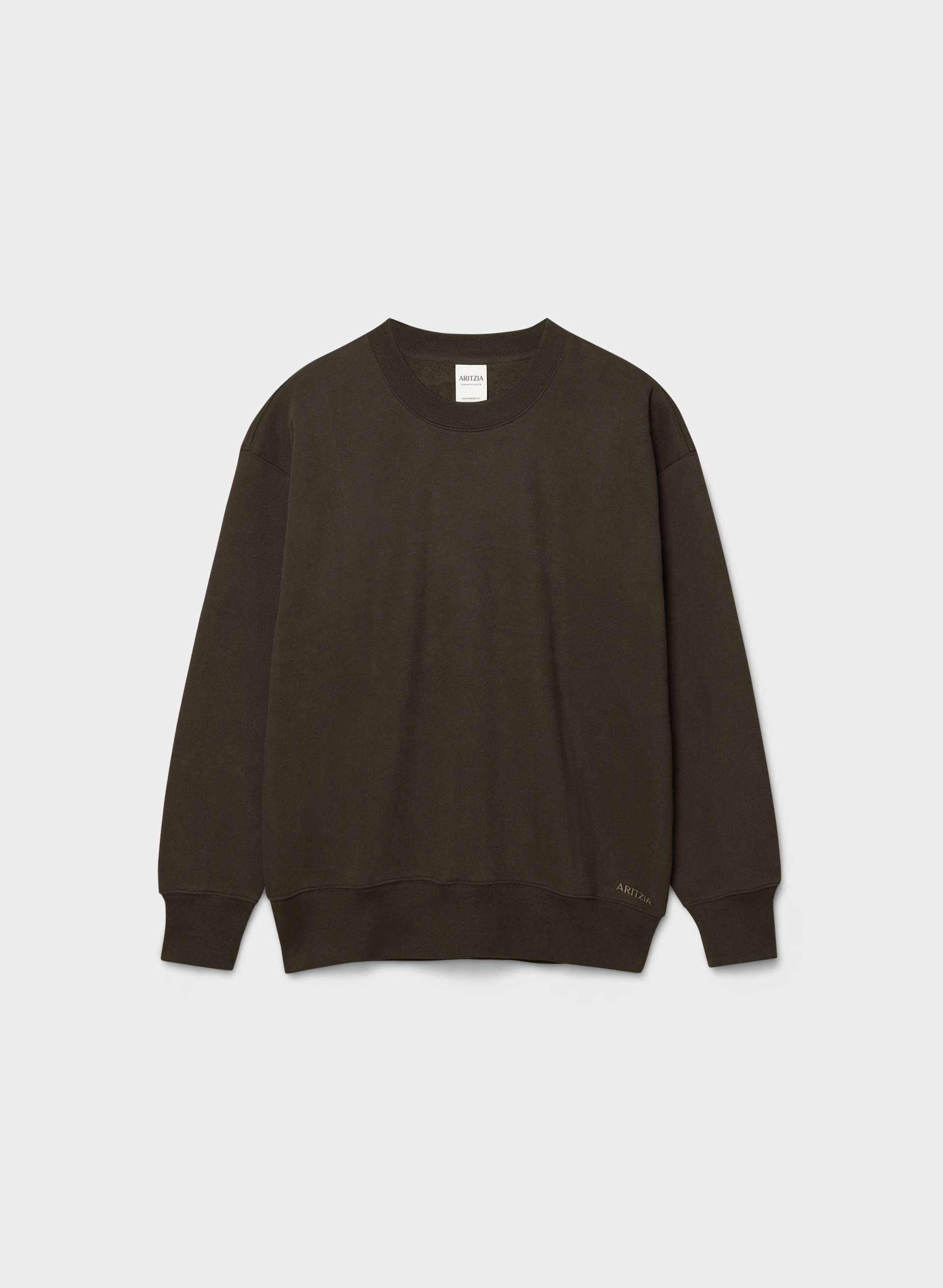 COZY SWEATFLEECE BOYFRIEND CREW SWEATSHIRT | Aritzia