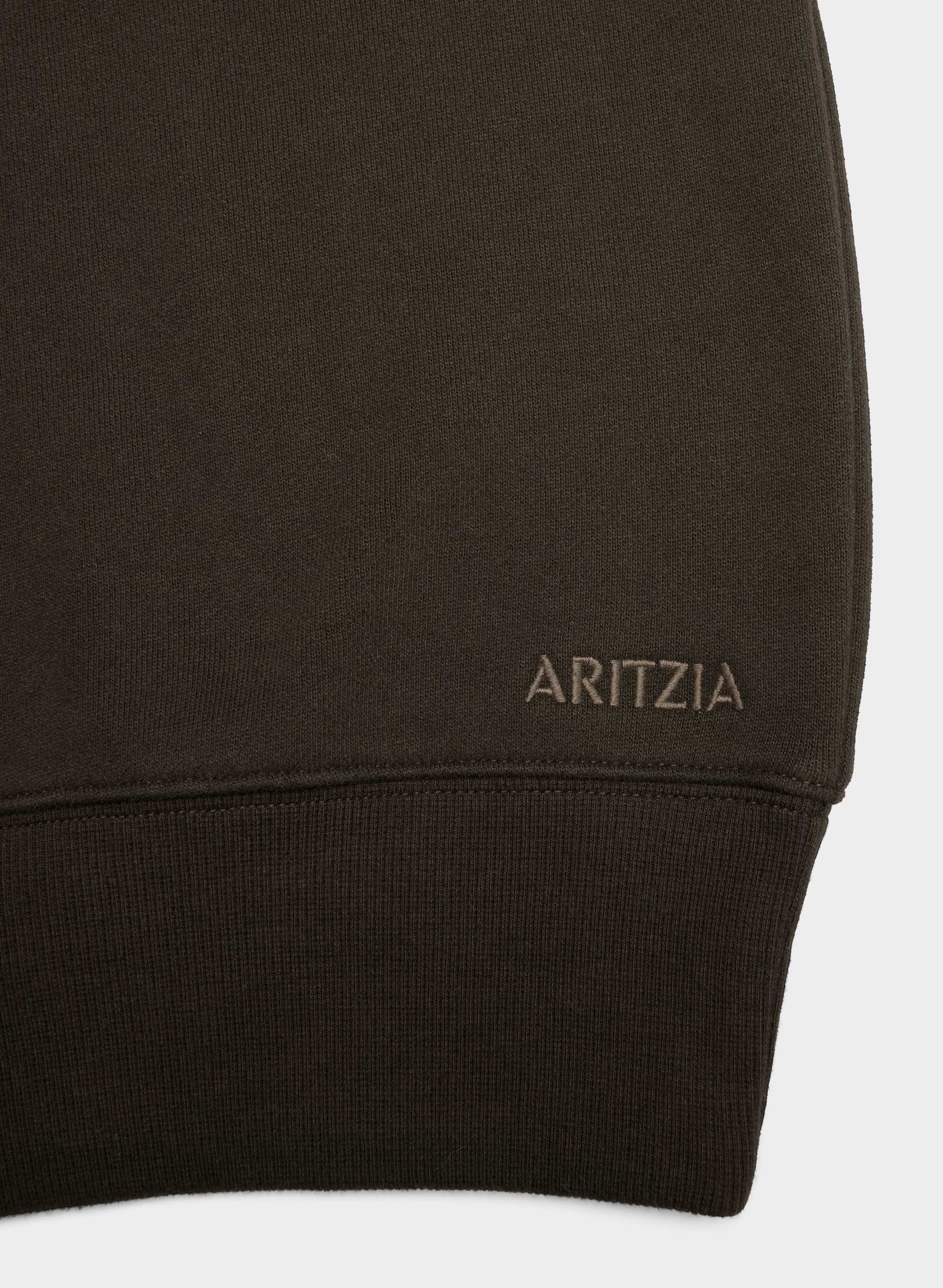 COZY SWEATFLEECE BOYFRIEND CREW SWEATSHIRT | Aritzia