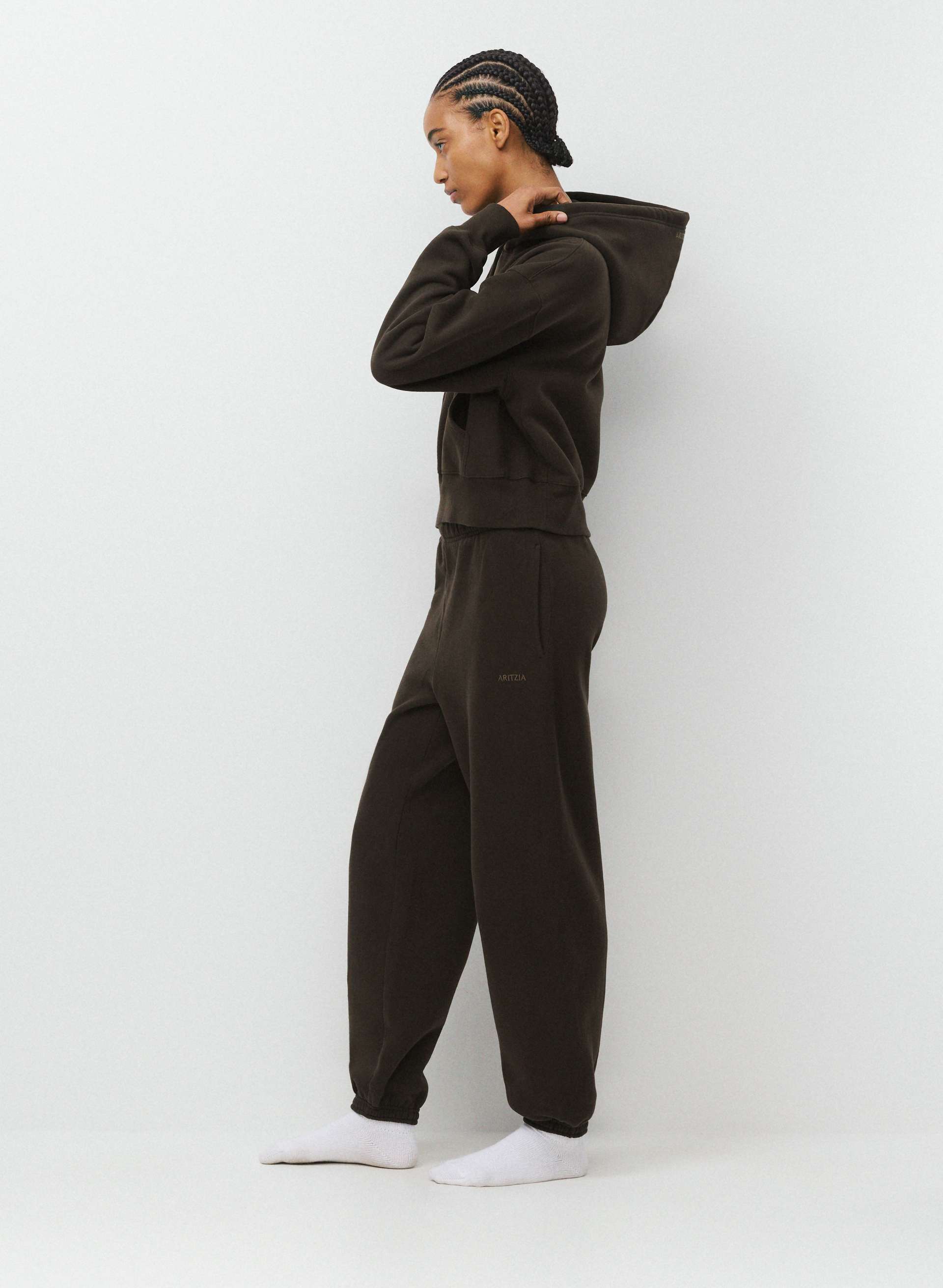 COZY SWEATFLEECE BOYFRIEND BOXY HOODIE | Aritzia