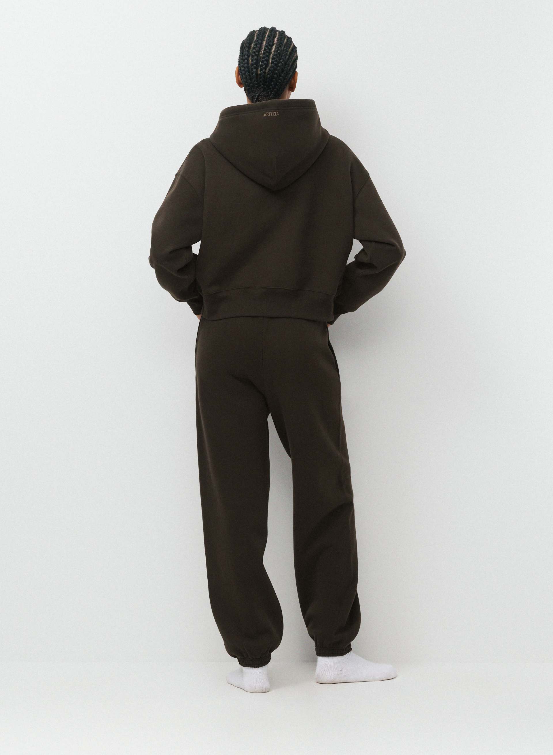 COZY SWEATFLEECE BOYFRIEND BOXY HOODIE | Aritzia
