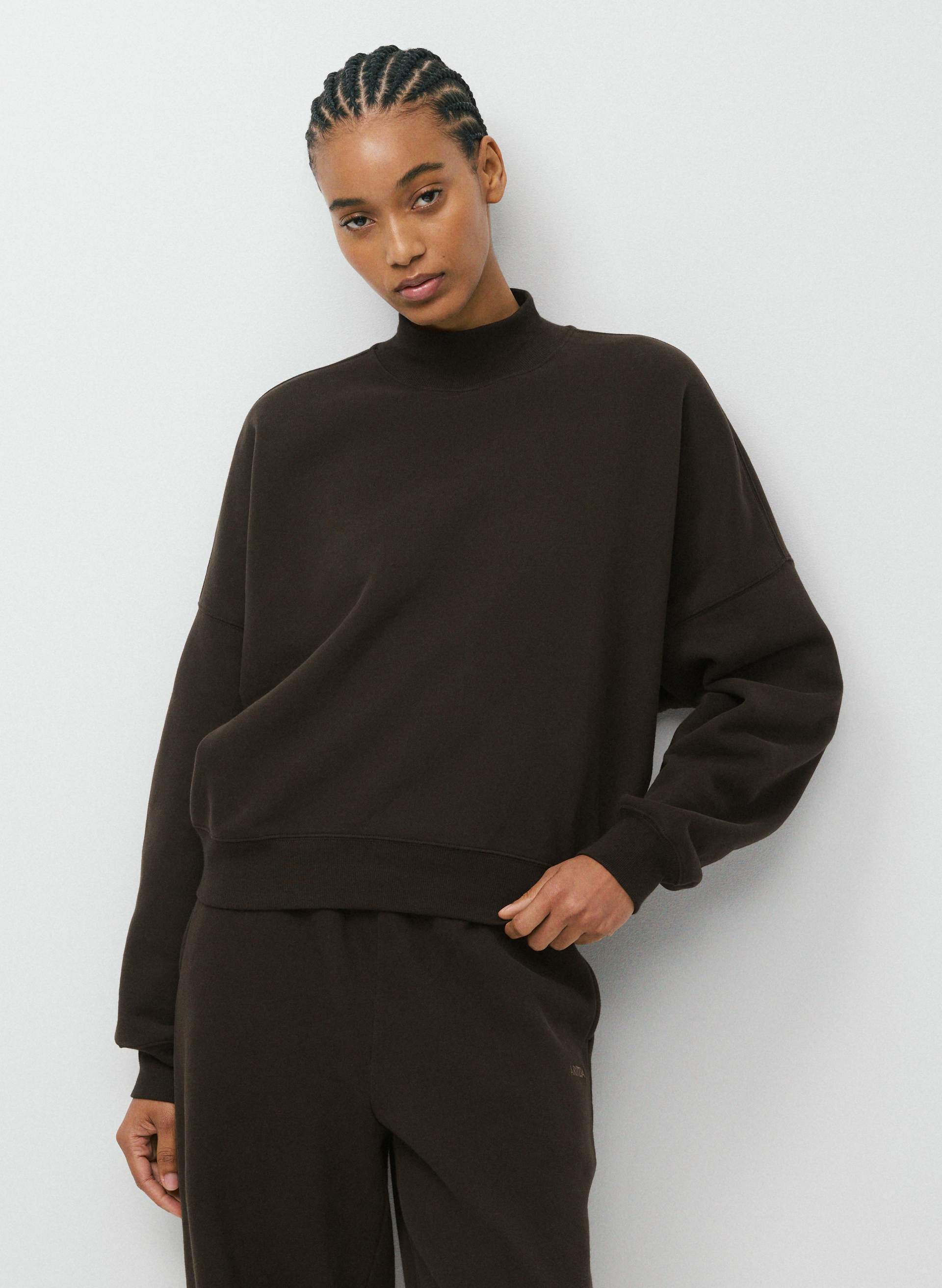 Cozy Sweatfleece Mega Mockneck | Aritzia CA