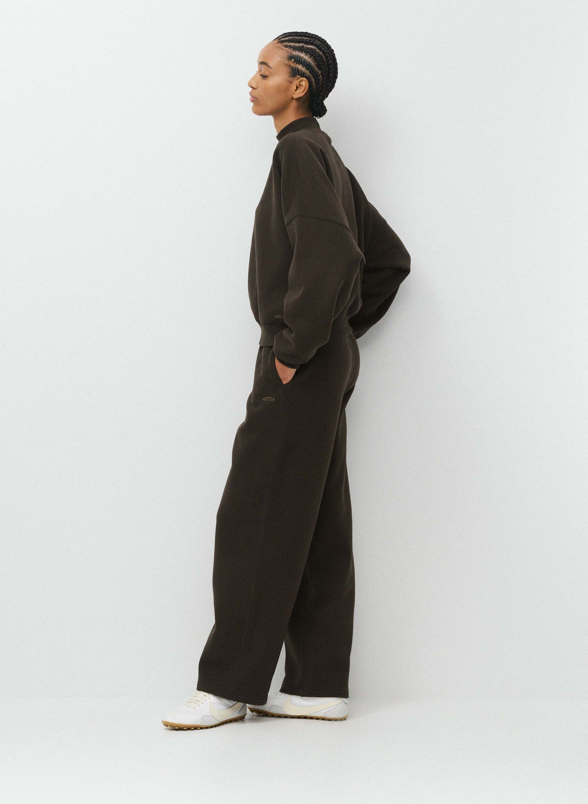 Cozy Sweatfleece Mega Mockneck | Aritzia CA