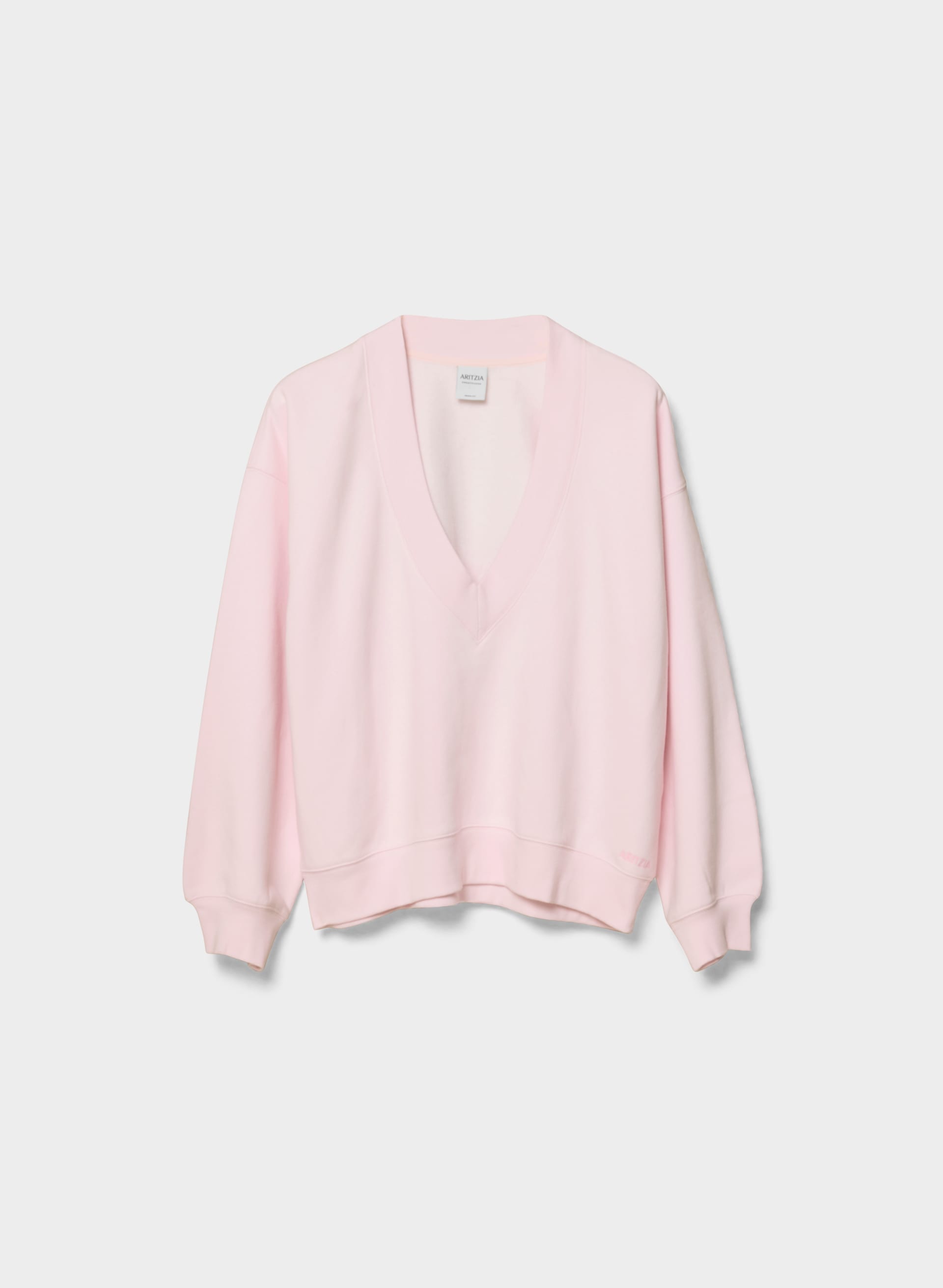 COZY SWEATFLEECE MEGA V-NECK SWEATSHIRT | Aritzia