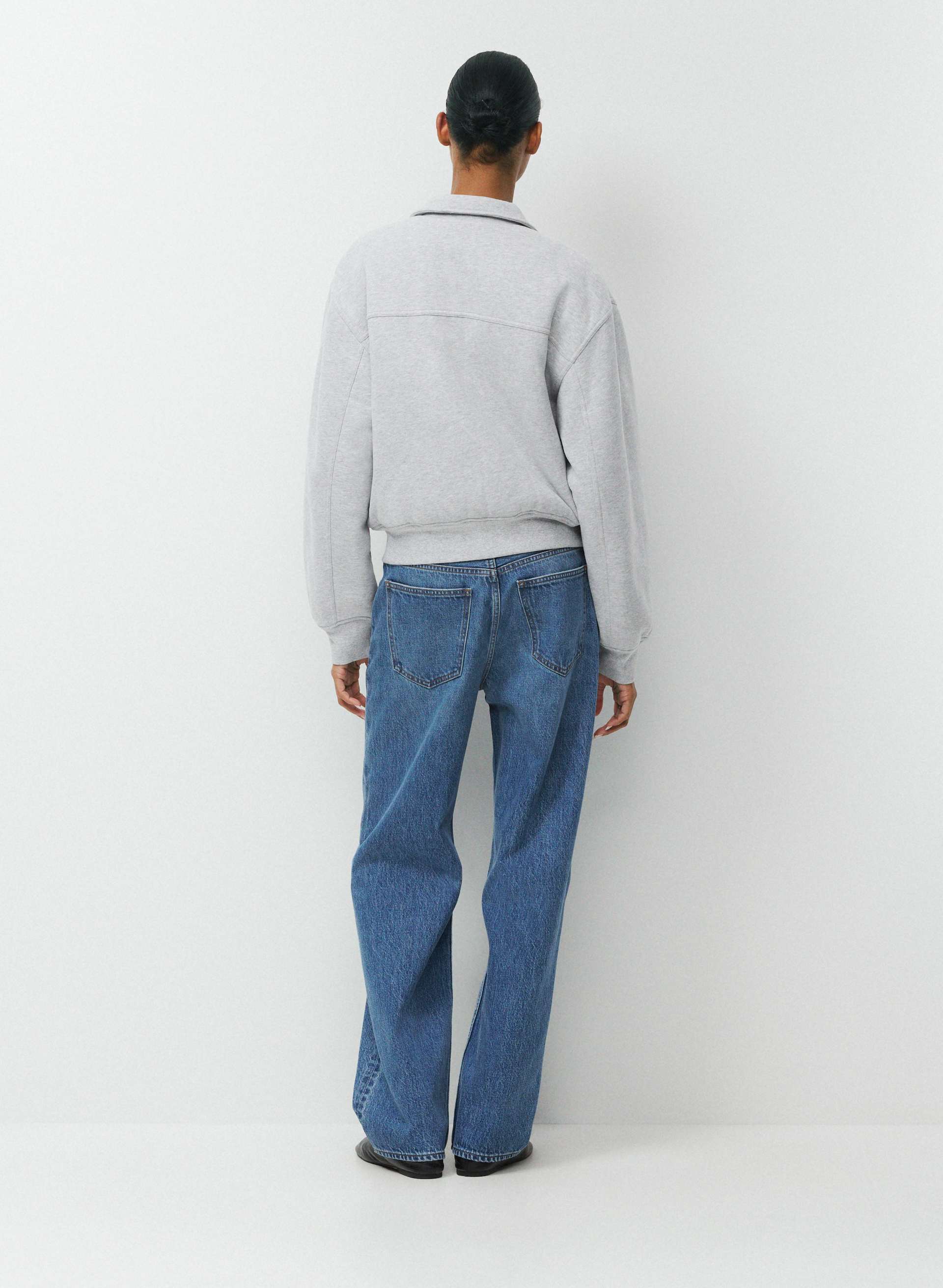 COZY SWEATFLEECE BOYFRIEND BLOUSON JACKET | Aritzia