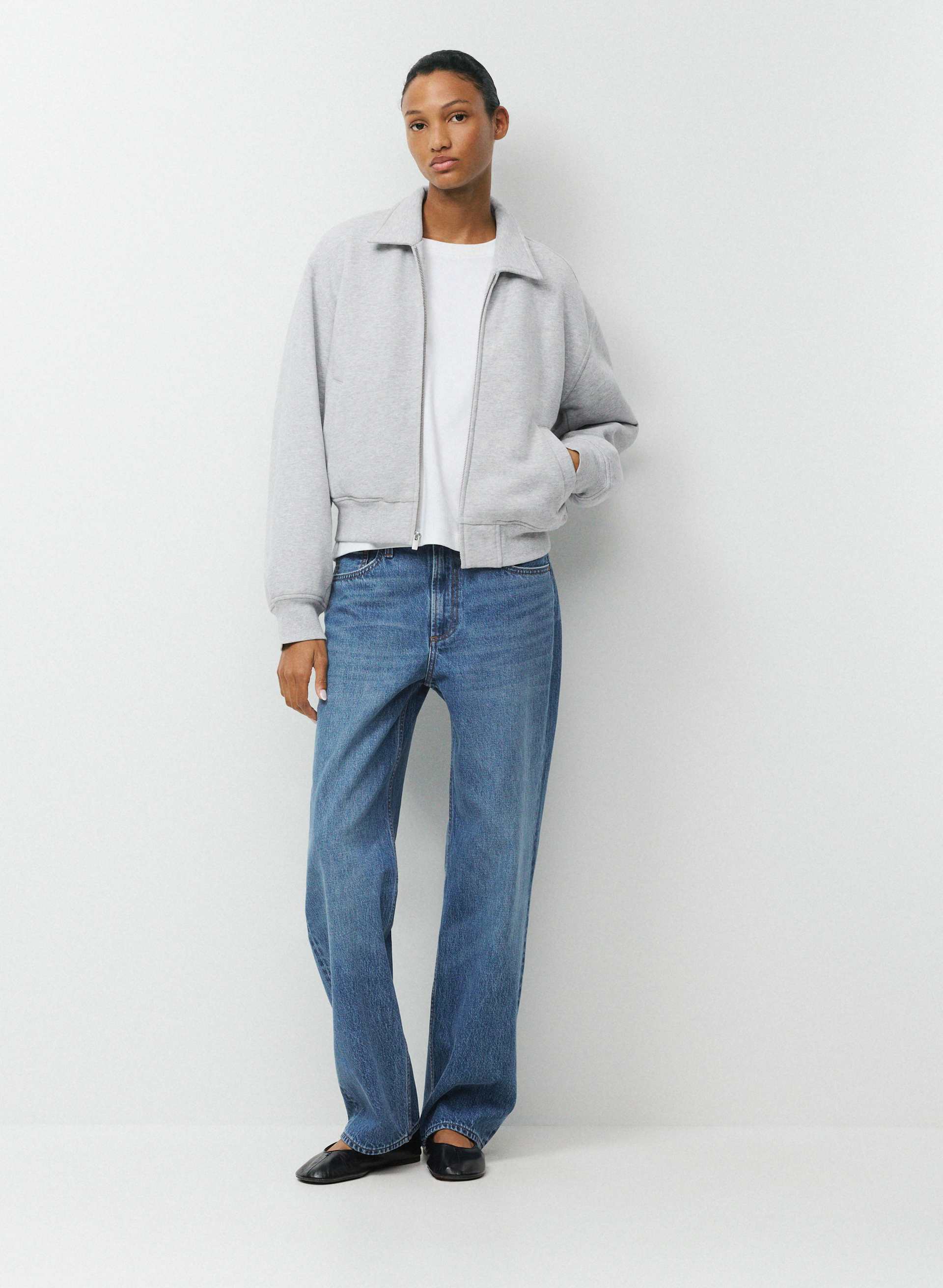 Cozy Sweatfleece Boyfriend Blouson Jacket | Aritzia US