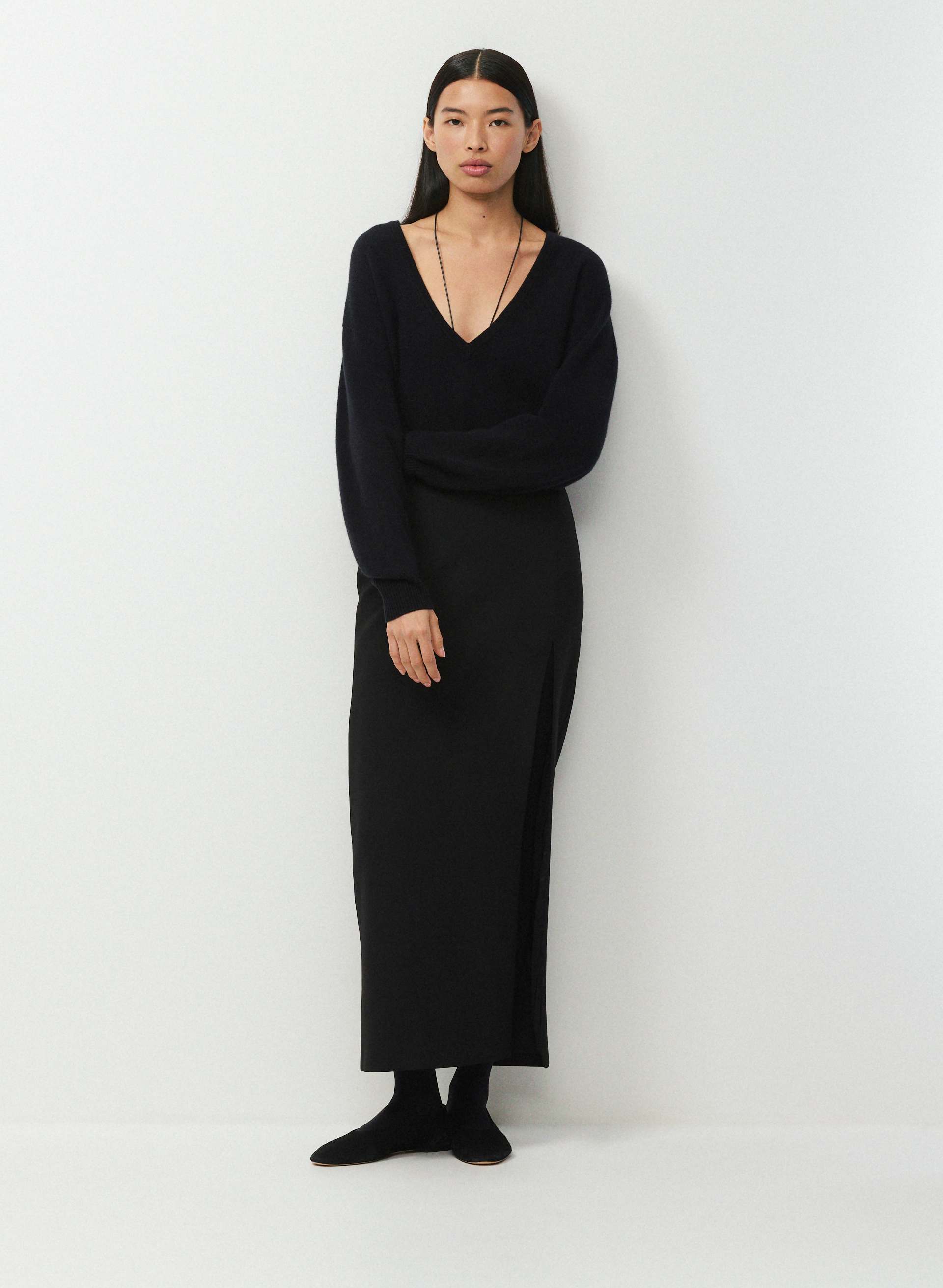 ESSENTIAL WOOL CASHMERE DEPTH SWEATER | Aritzia