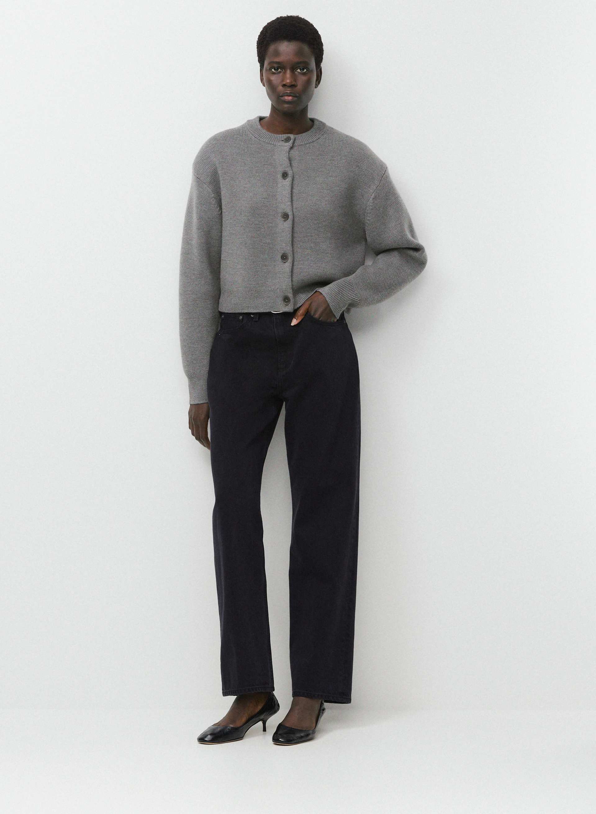 BAY MERINO WOOL CARDIGAN | Aritzia
