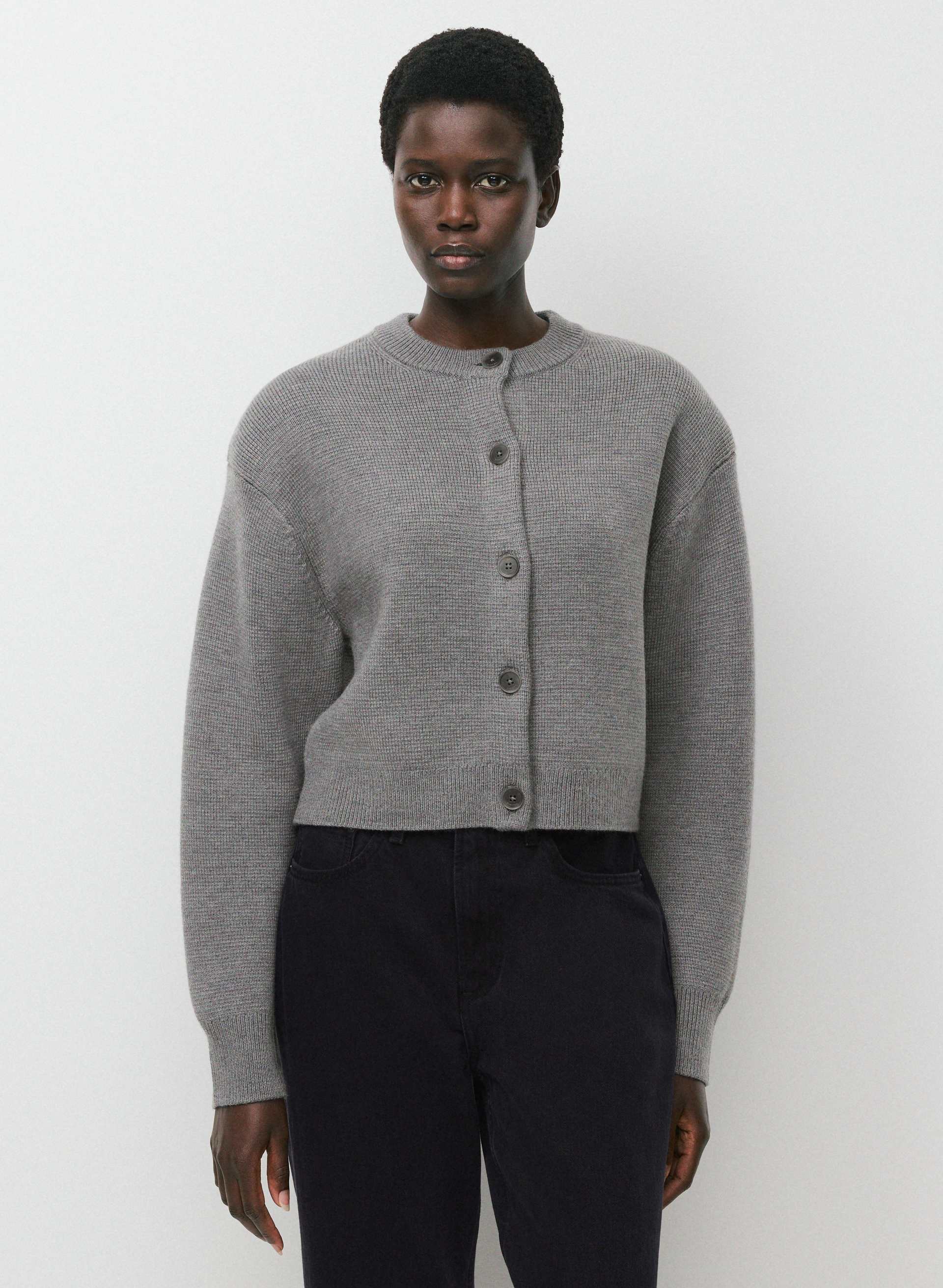 BAY MERINO WOOL CARDIGAN | Aritzia