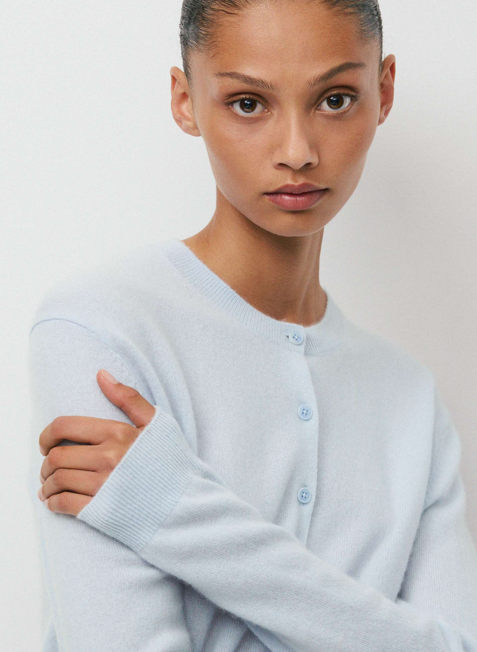 BARE CASHMERE NOTEWORTHY CARDIGAN | Aritzia