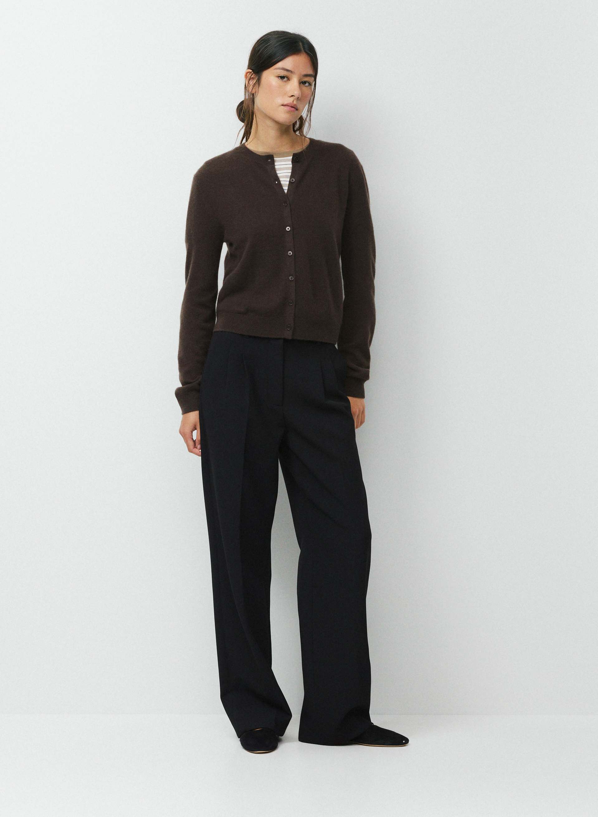 BARE CASHMERE NOTEWORTHY CARDIGAN | Aritzia