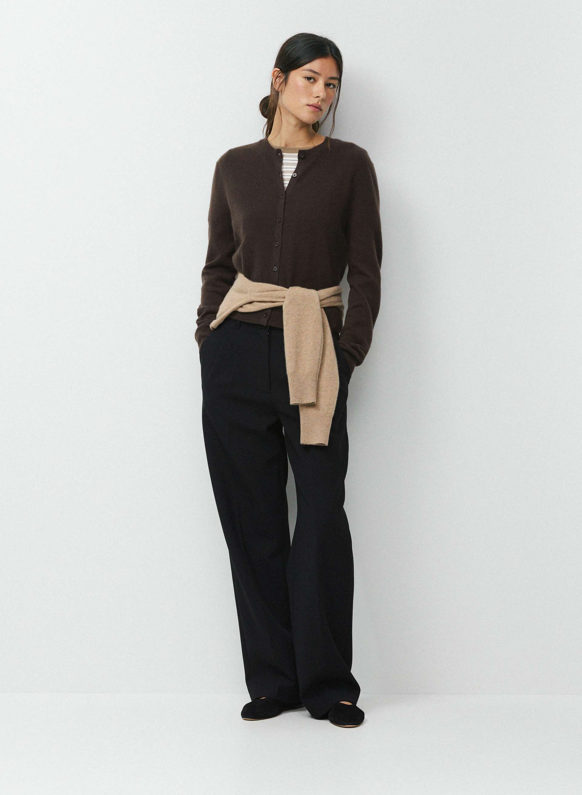 BARE CASHMERE NOTEWORTHY CARDIGAN | Aritzia