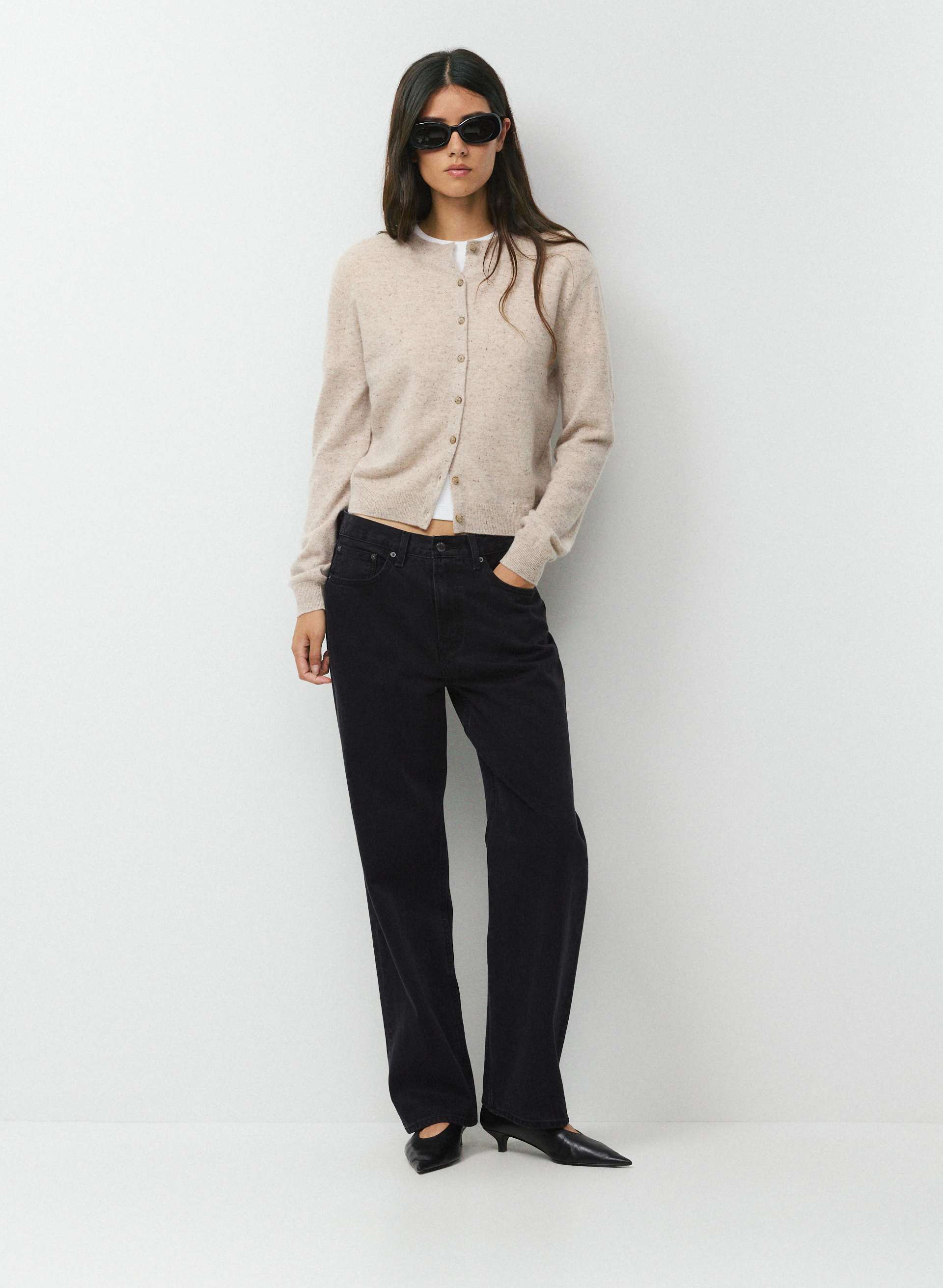 BARE CASHMERE NOTEWORTHY CARDIGAN | Aritzia