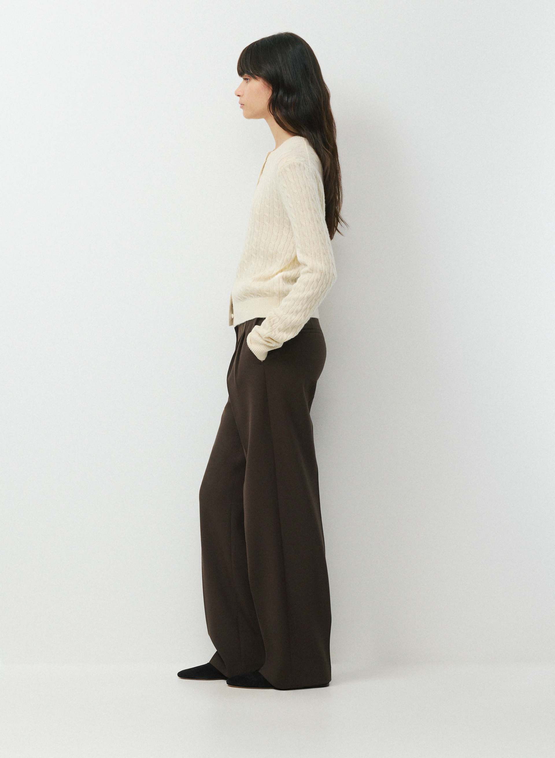 CARDIGAN NOTEWORTHY EN CACHEMIRE-LAINE | Aritzia