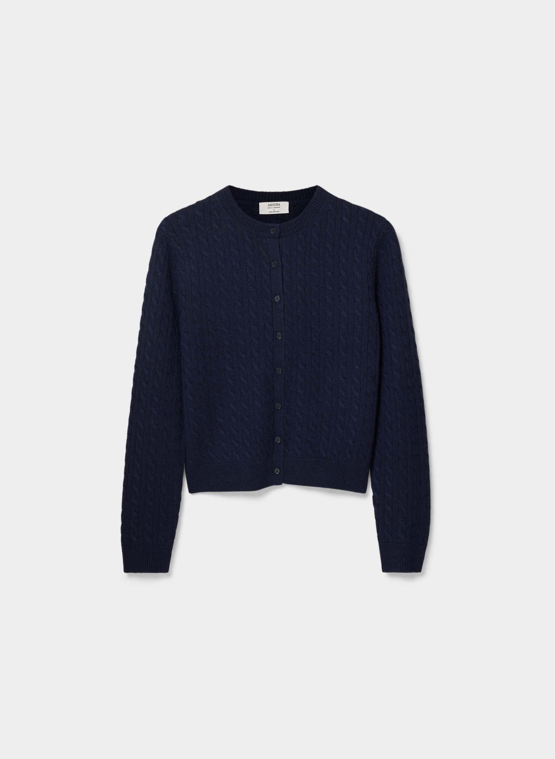 WOOL CASHMERE NOTEWORTHY CARDIGAN | Aritzia