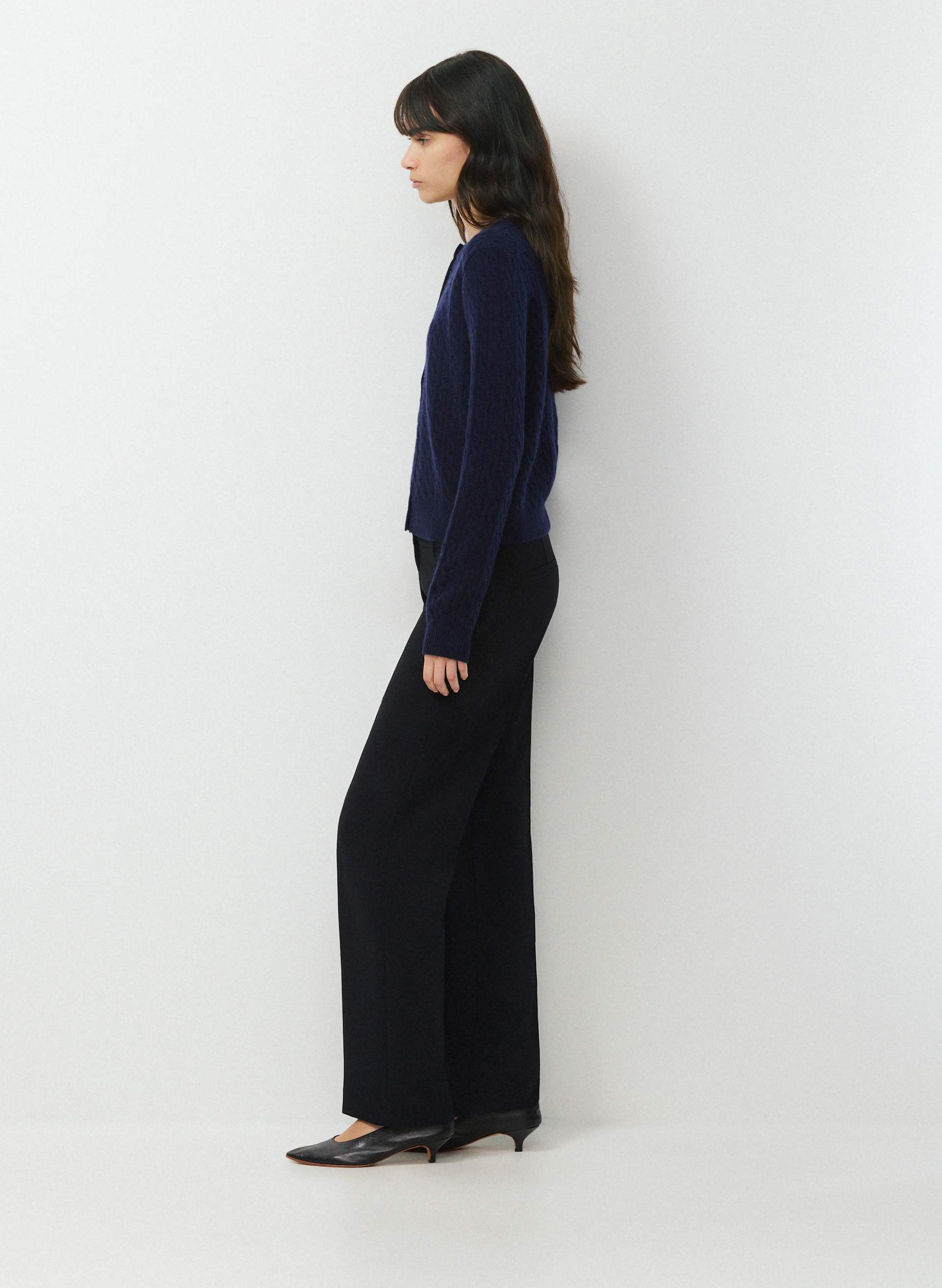 WOOL CASHMERE NOTEWORTHY CARDIGAN | Aritzia