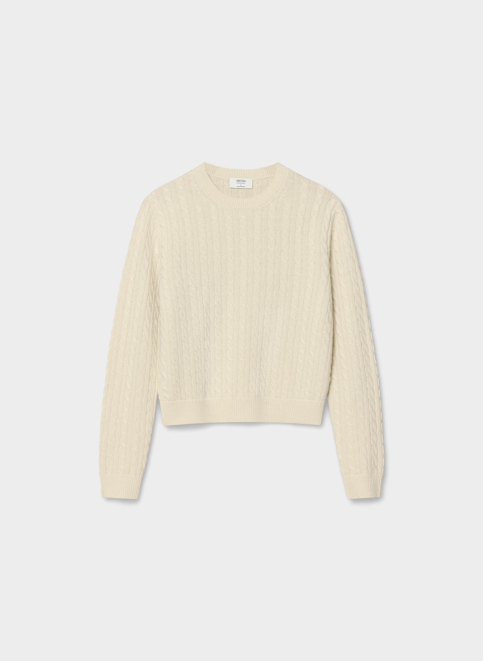 WOOL CASHMERE BLOOR SWEATER | Aritzia