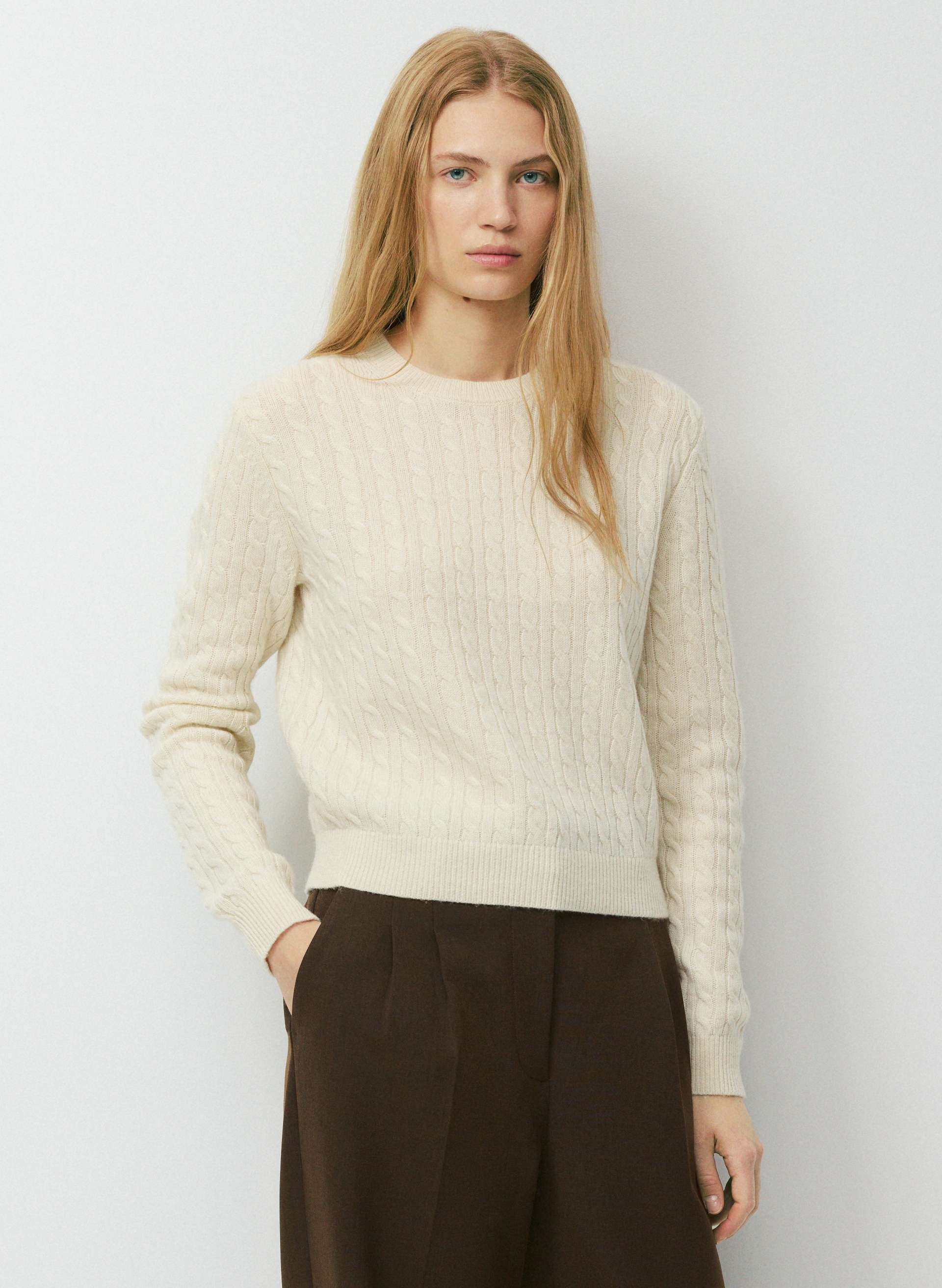 WOOL CASHMERE BLOOR SWEATER | Aritzia