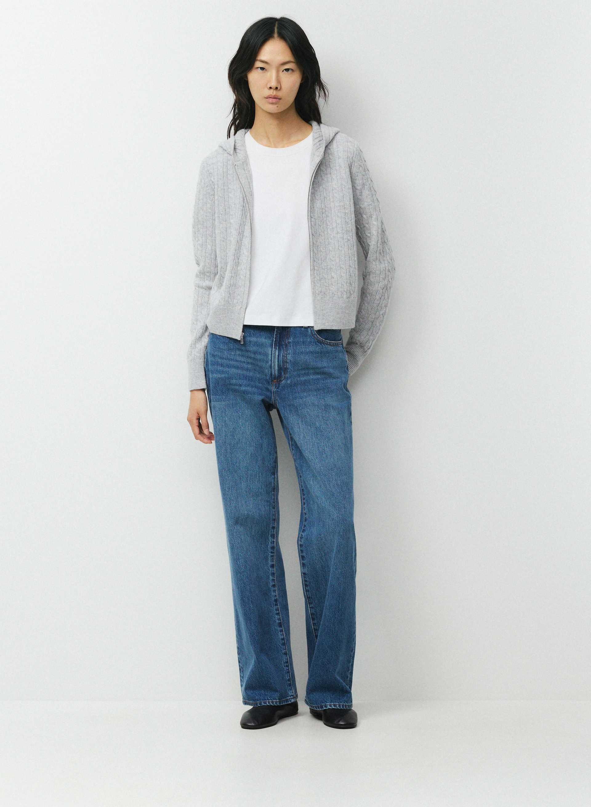 WOOL CASHMERE IDYLLIC ZIP HOODIE | Aritzia