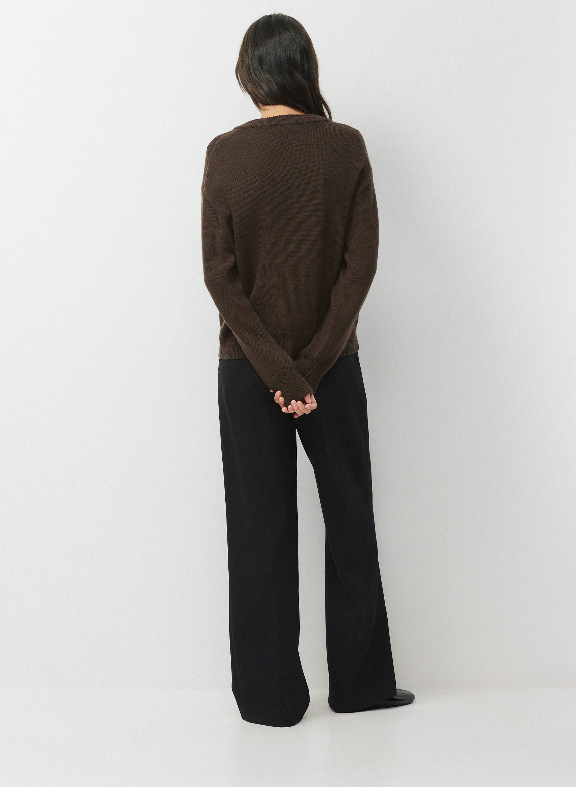ESSENTIAL MERINO WOOL ANGLE SWEATER | Aritzia