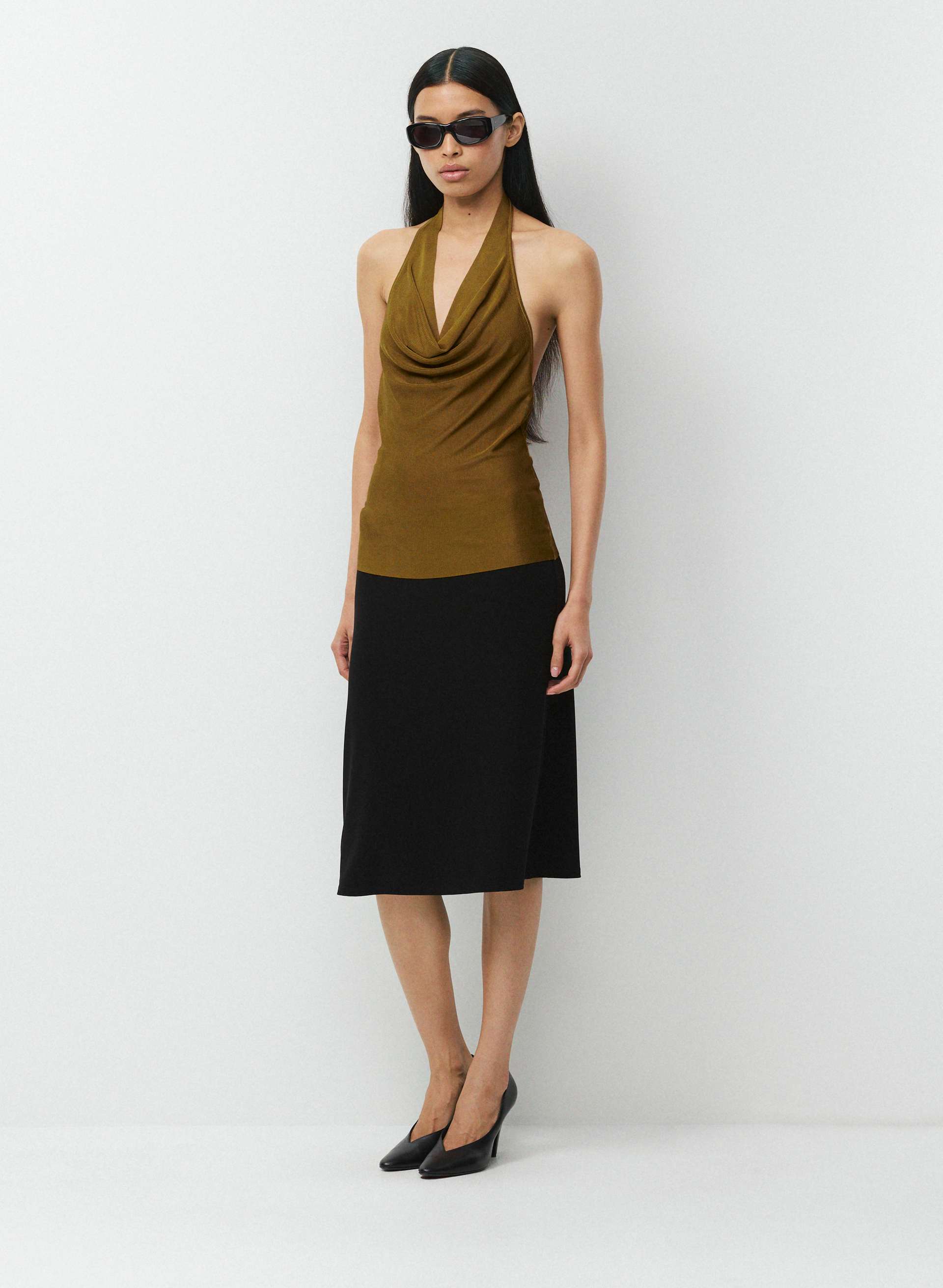 ENCORE HALTER TOP | Aritzia
