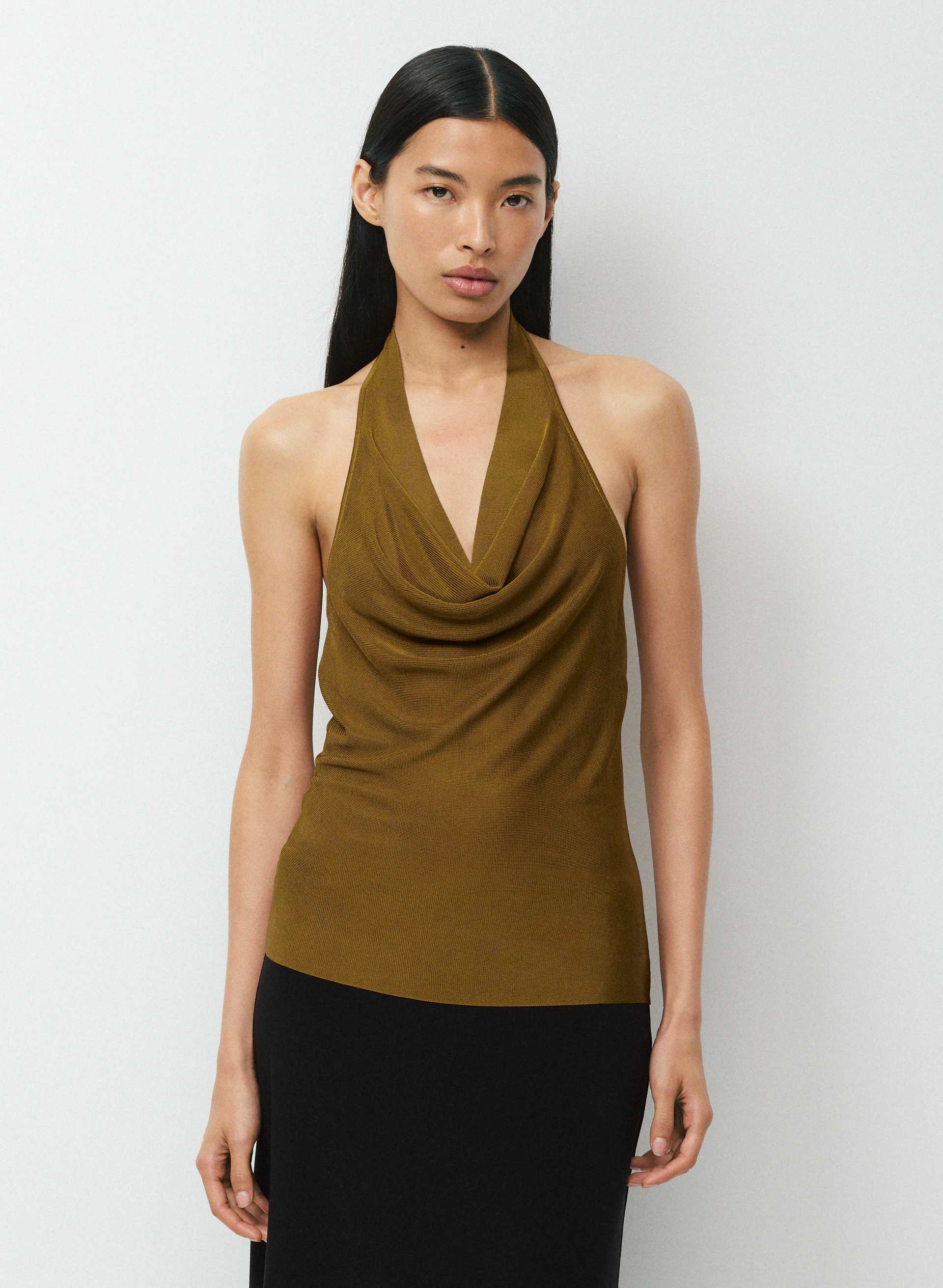 ENCORE HALTER TOP | Aritzia