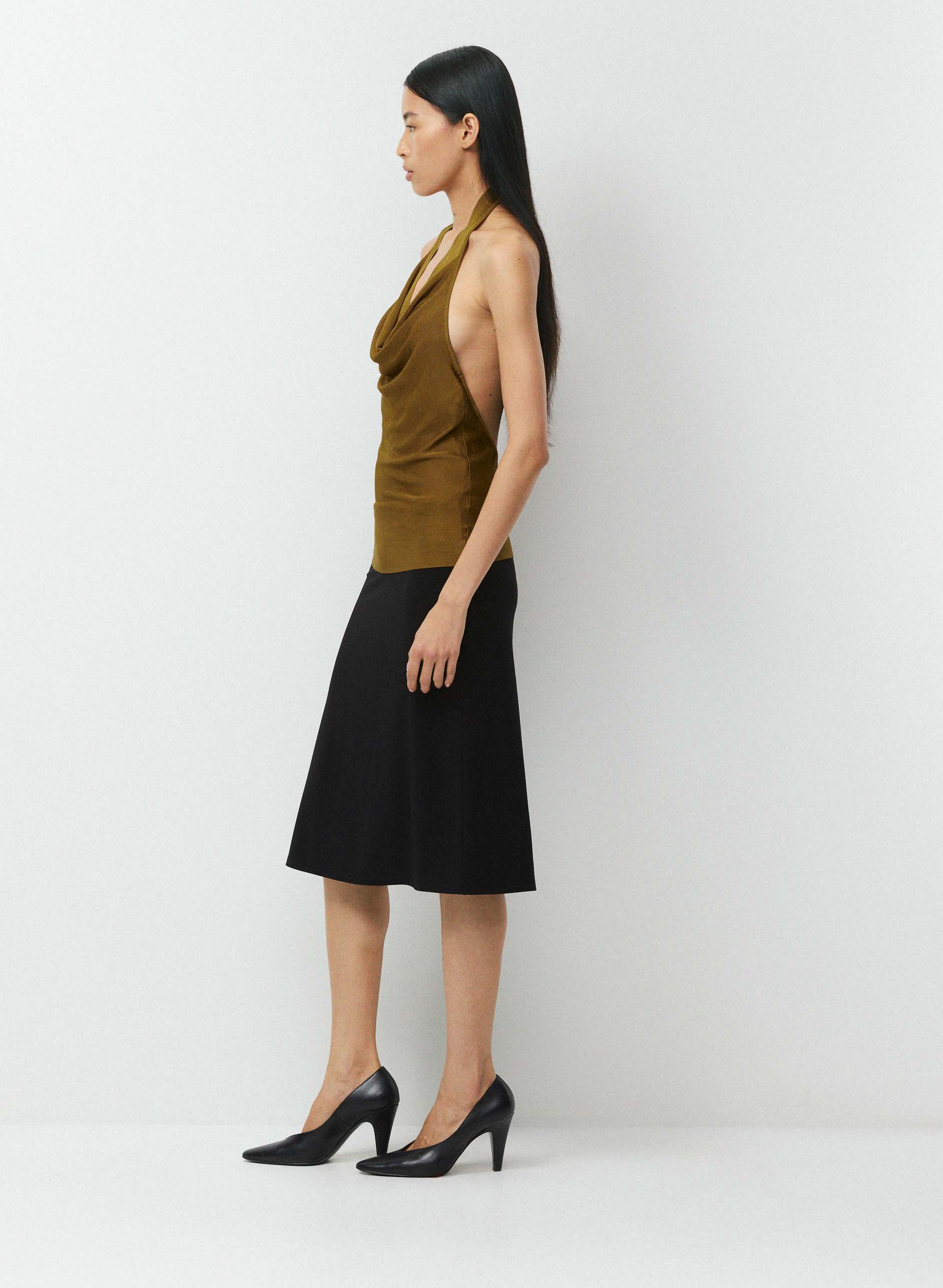 ENCORE HALTER TOP | Aritzia