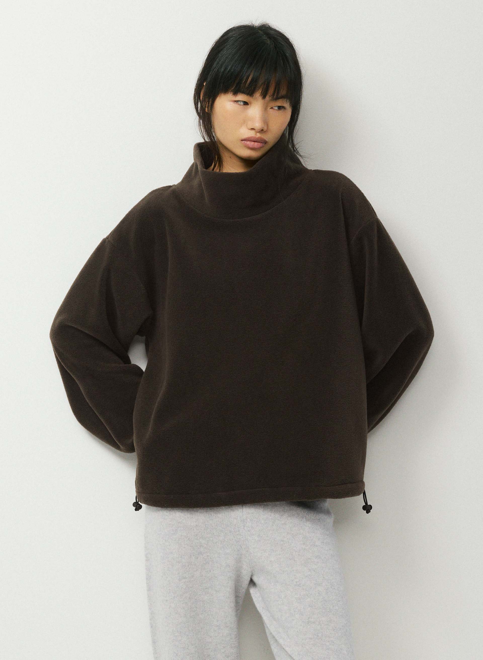 VALE FUNNEL NECK - BIGFOOT FLEECE - Bigfoot Fleece oversized mockneck. 