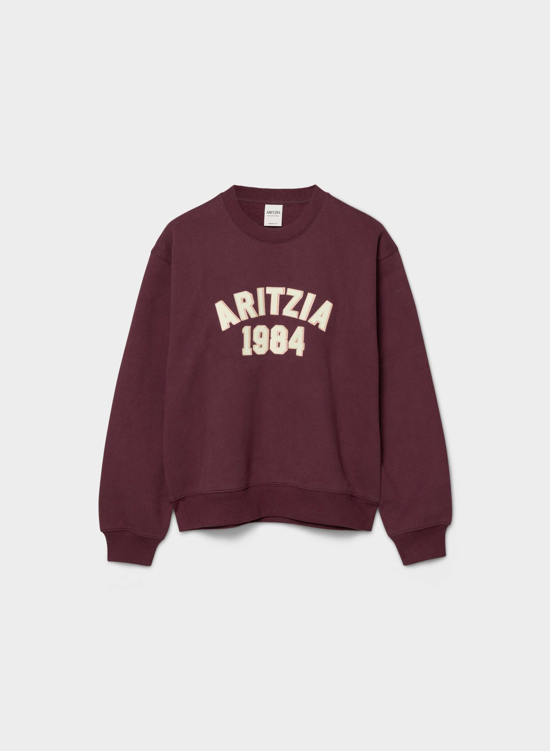 COZY SWEATFLEECE PERFECT CREW SWEATSHIRT | Aritzia