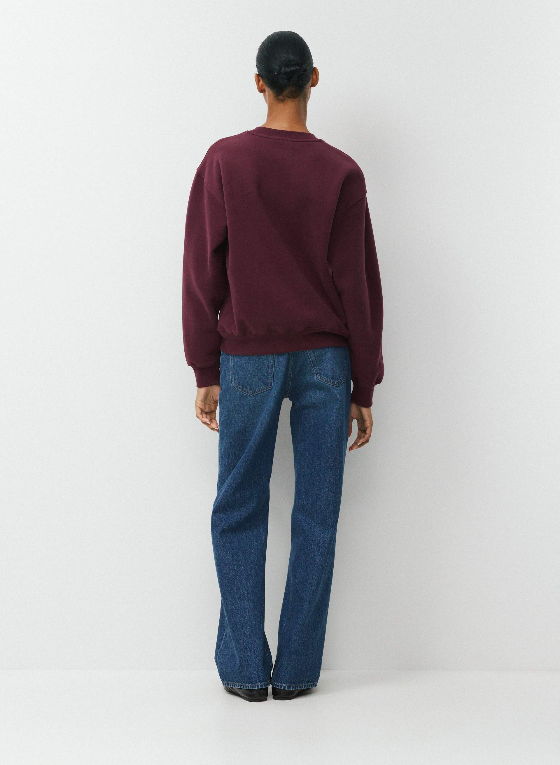 COZY SWEATFLEECE PERFECT CREW SWEATSHIRT | Aritzia