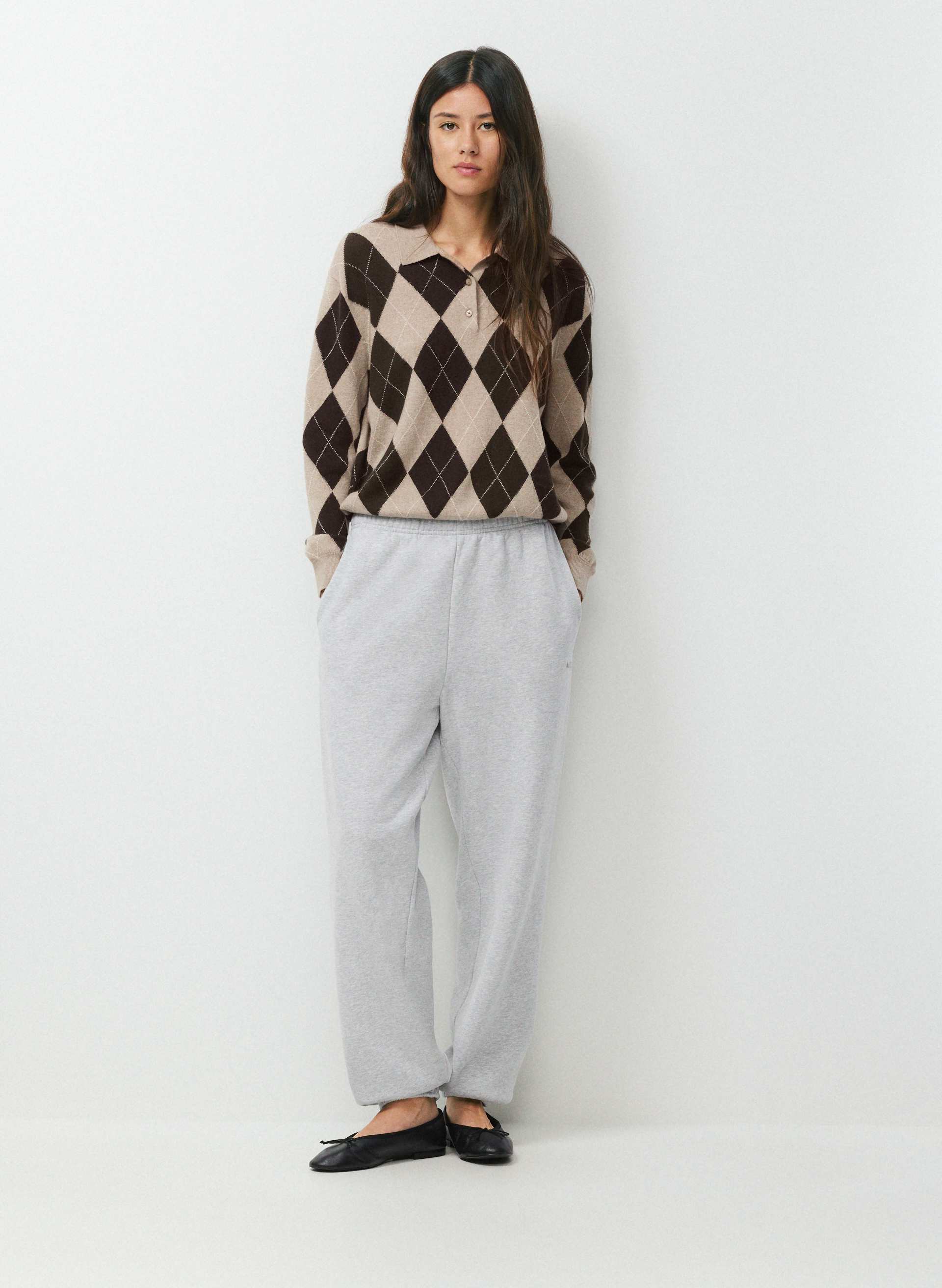 BARE MERINO WOOL ASPECT POLO SWEATER | Aritzia