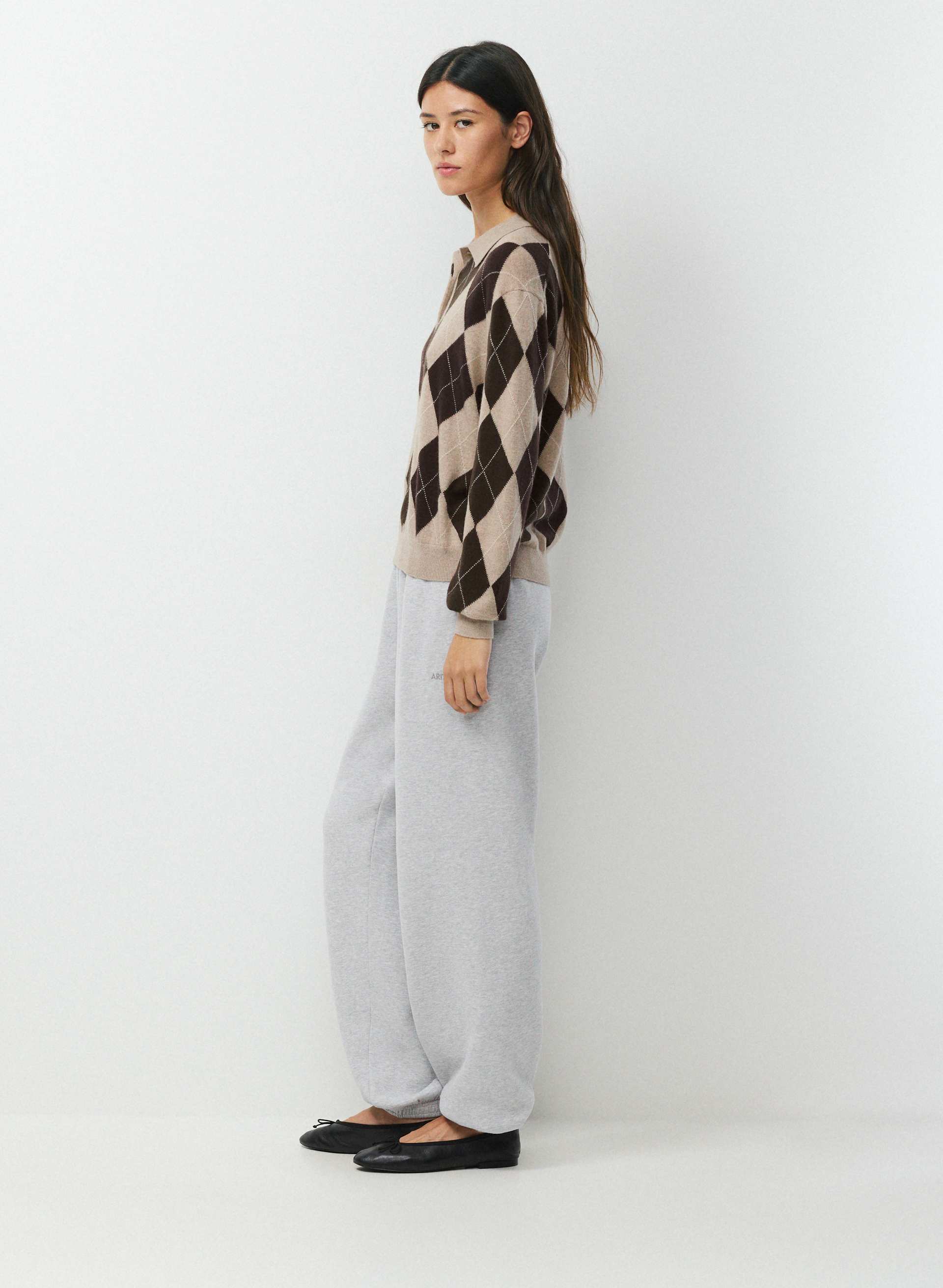 BARE MERINO WOOL ASPECT POLO SWEATER | Aritzia