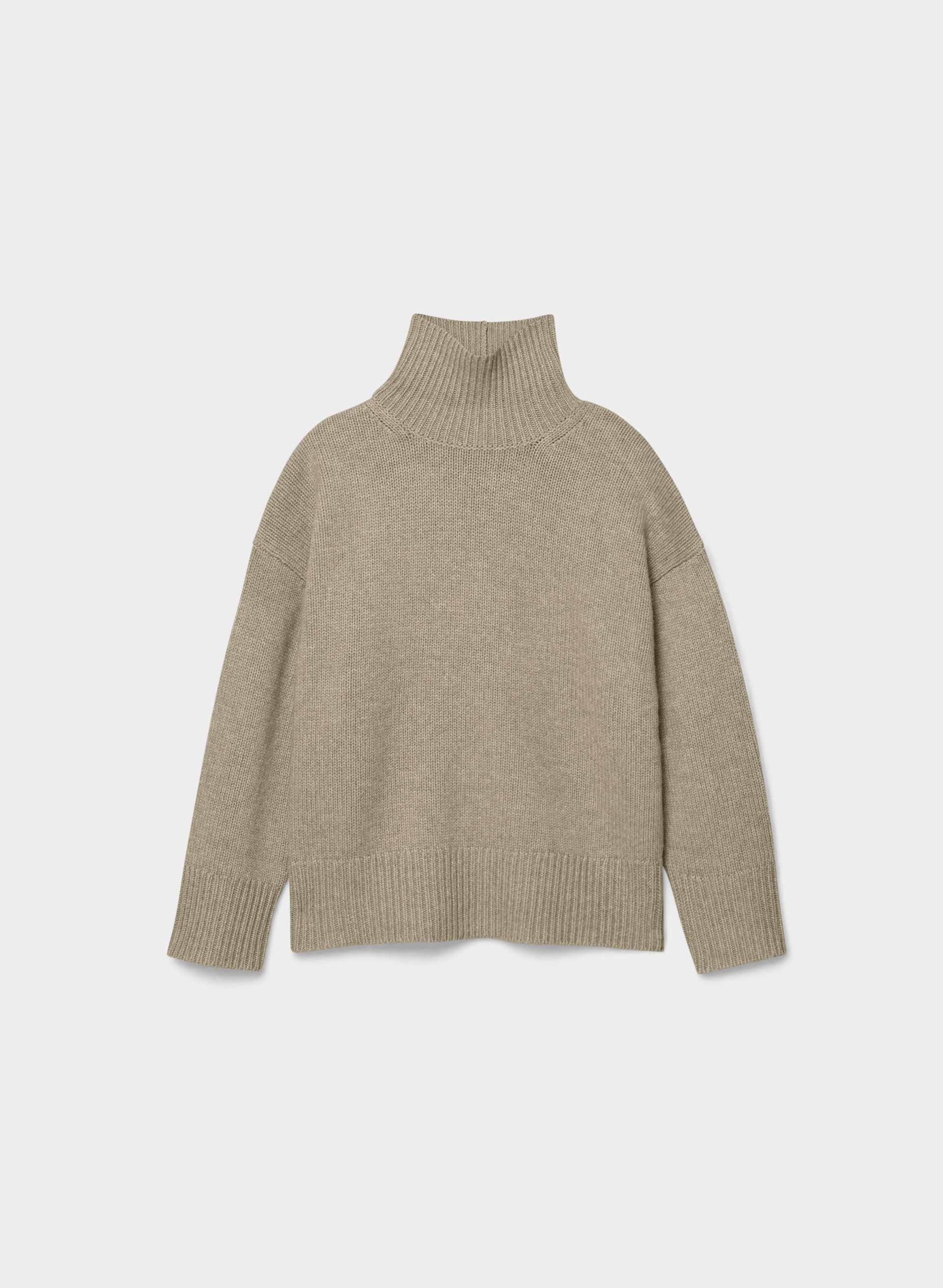 PLUSH WOOL CASHMERE POEM TURTLENECK | Aritzia