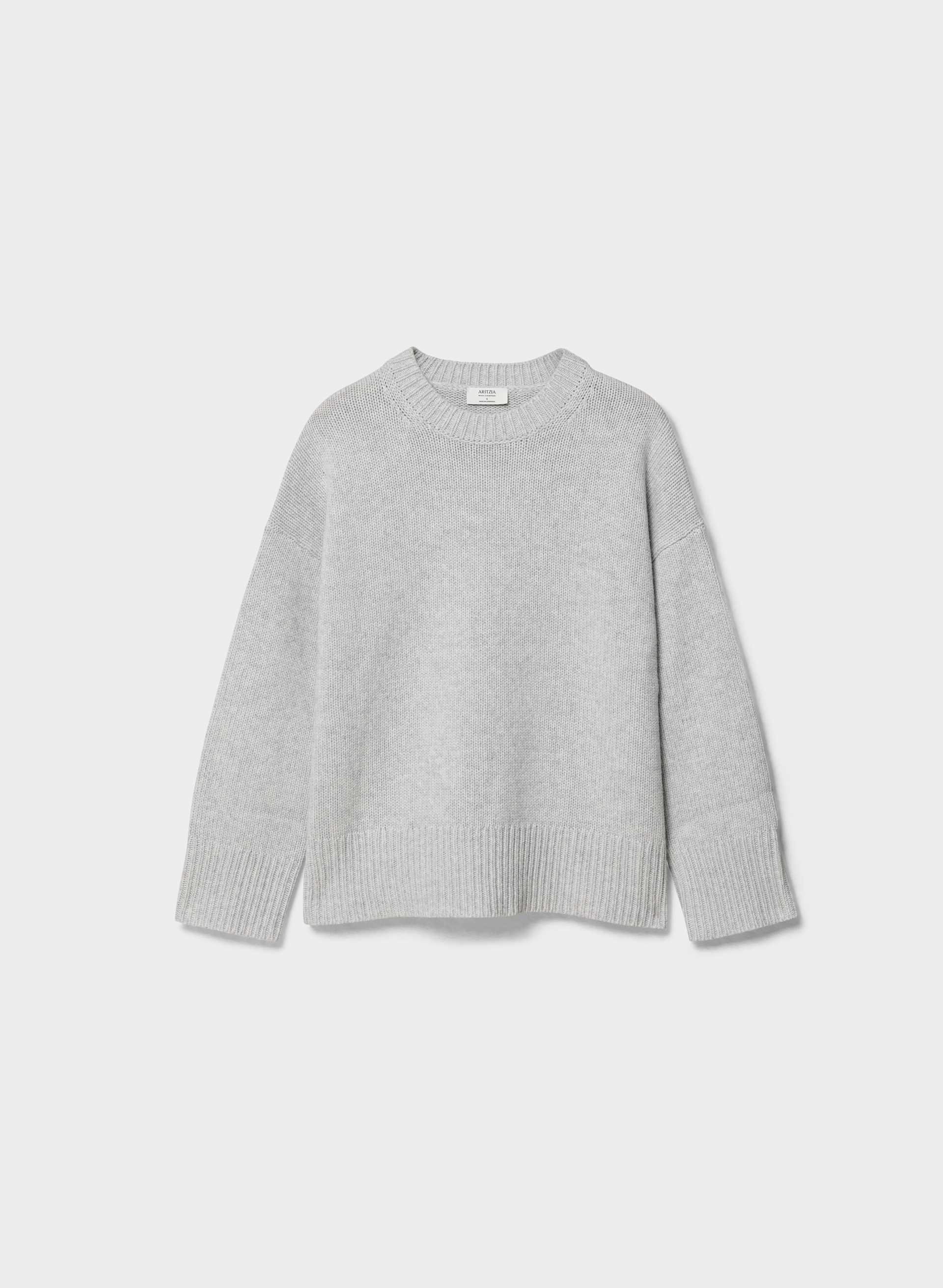 PLUSH WOOL CASHMERE COMPILE SWEATER | Aritzia
