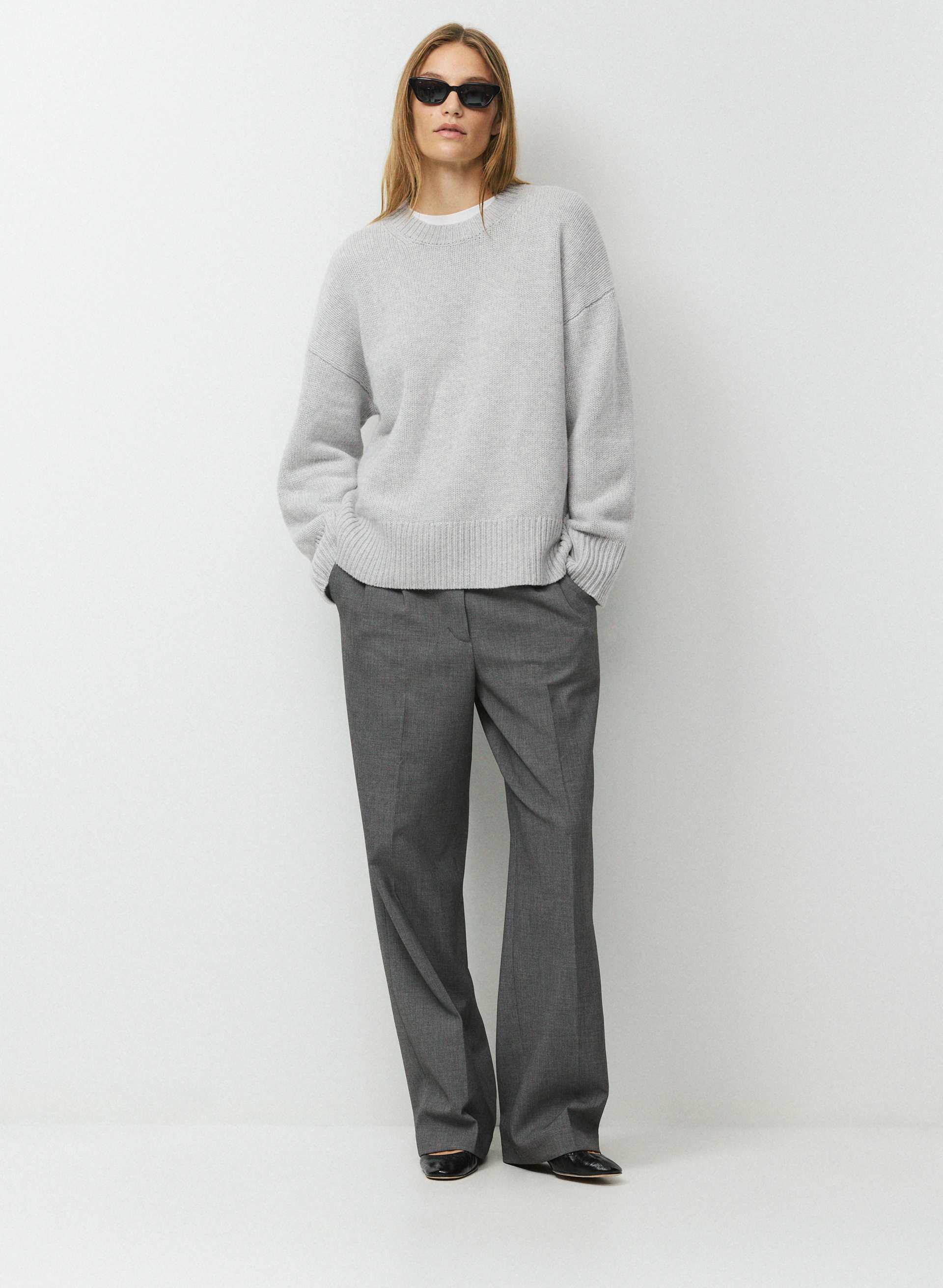 PLUSH WOOL CASHMERE COMPILE SWEATER | Aritzia